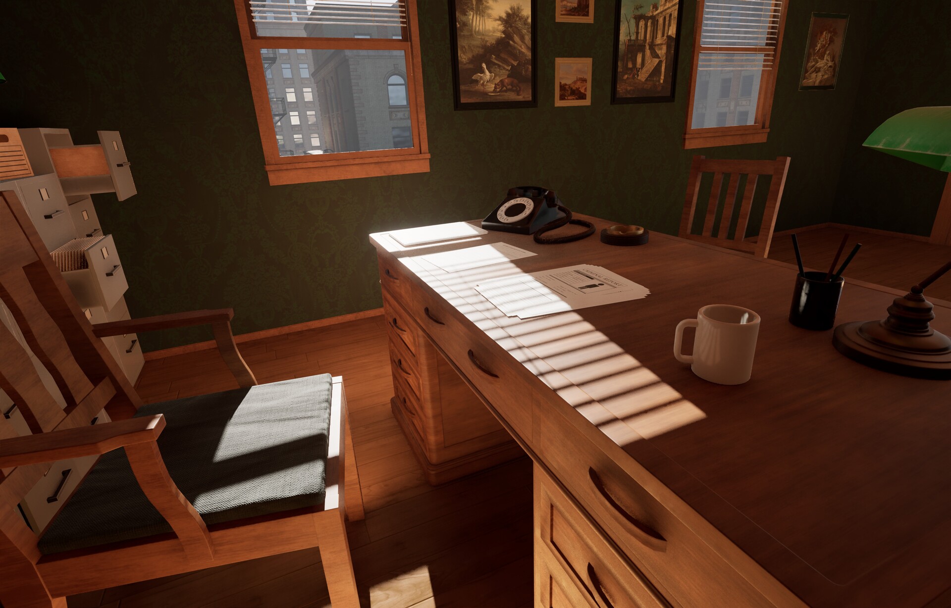 ArtStation - Detective Office