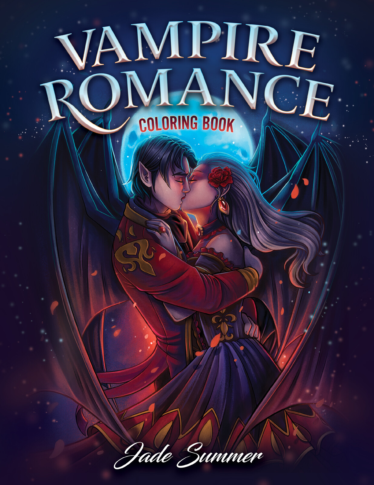 Vampire Romance: Adult Coloring Book
