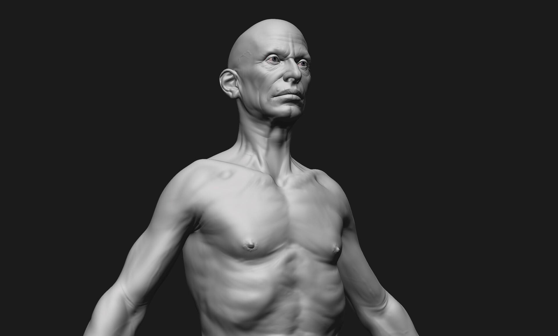 ArtStation - Old man - anatomy study