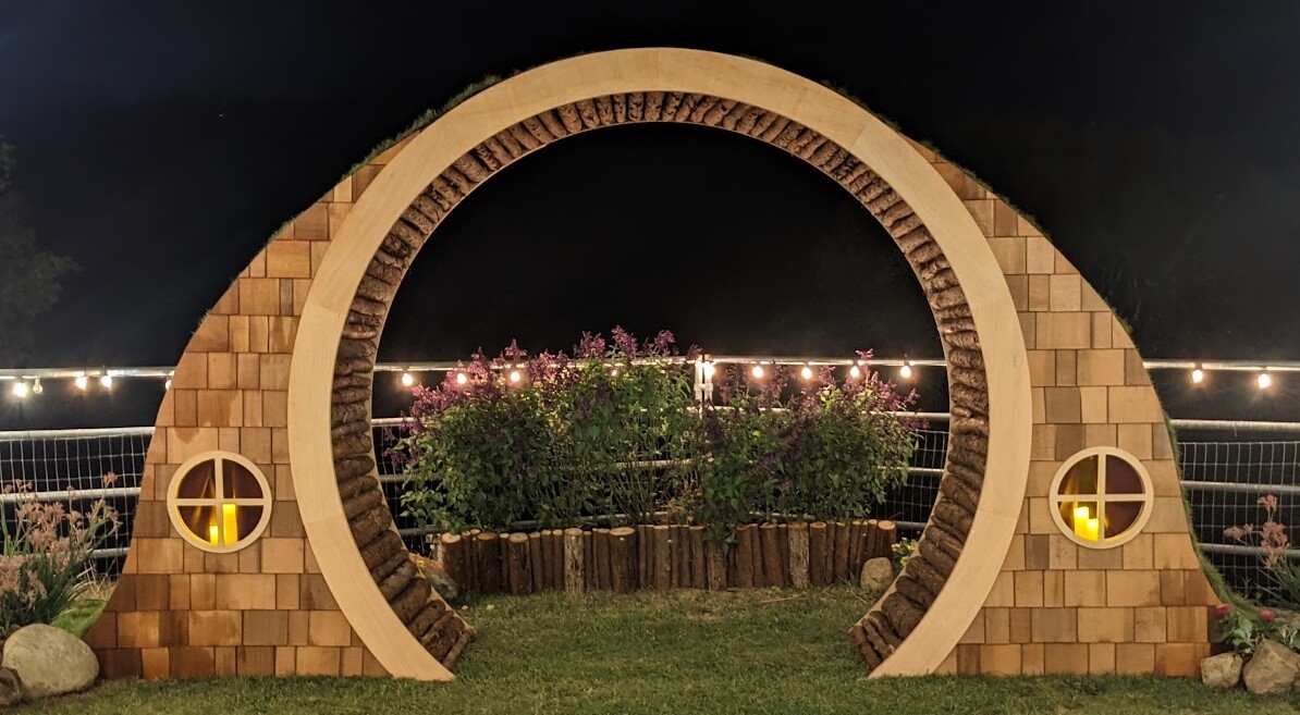 Hobbit Wedding Arbor