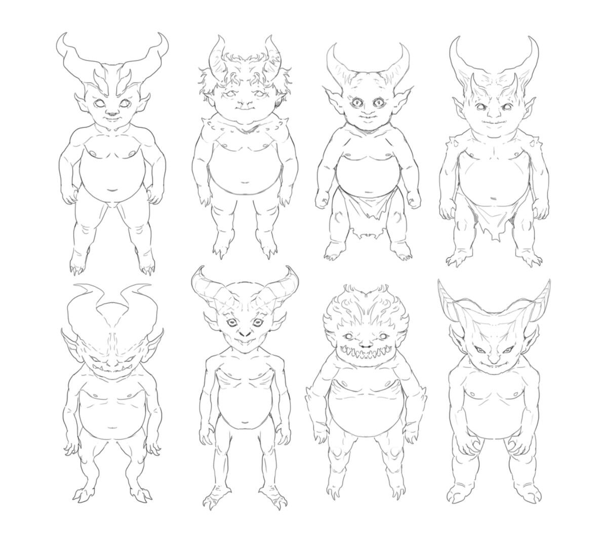 Evil cherubins design