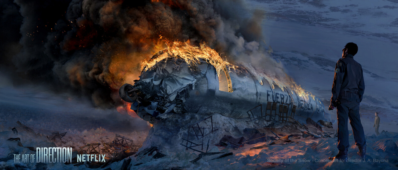 Mood Exploration of the fuselage burning