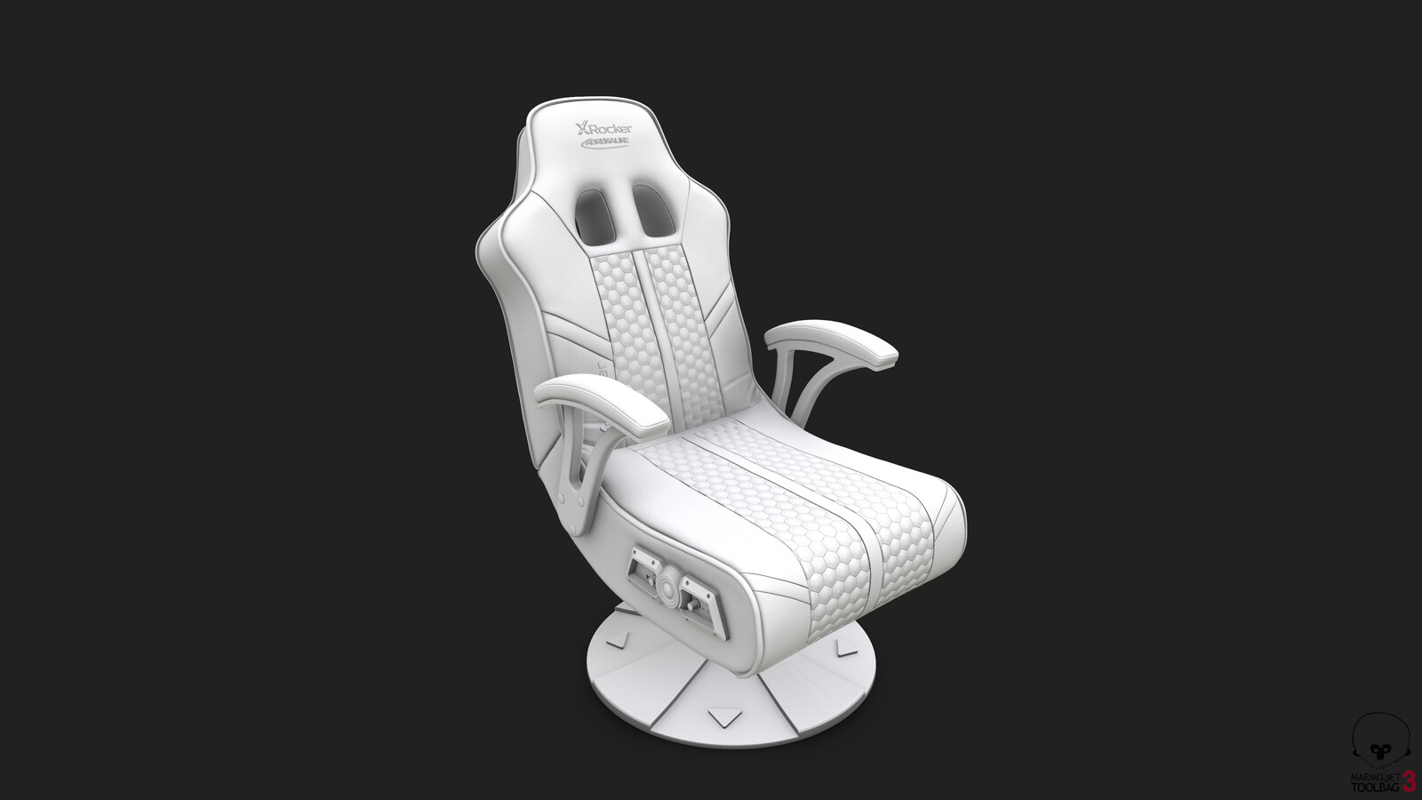 Khushal Kapoor X Rocker Adrenaline V3 2.1 Bluetooth Audio Gaming Chair