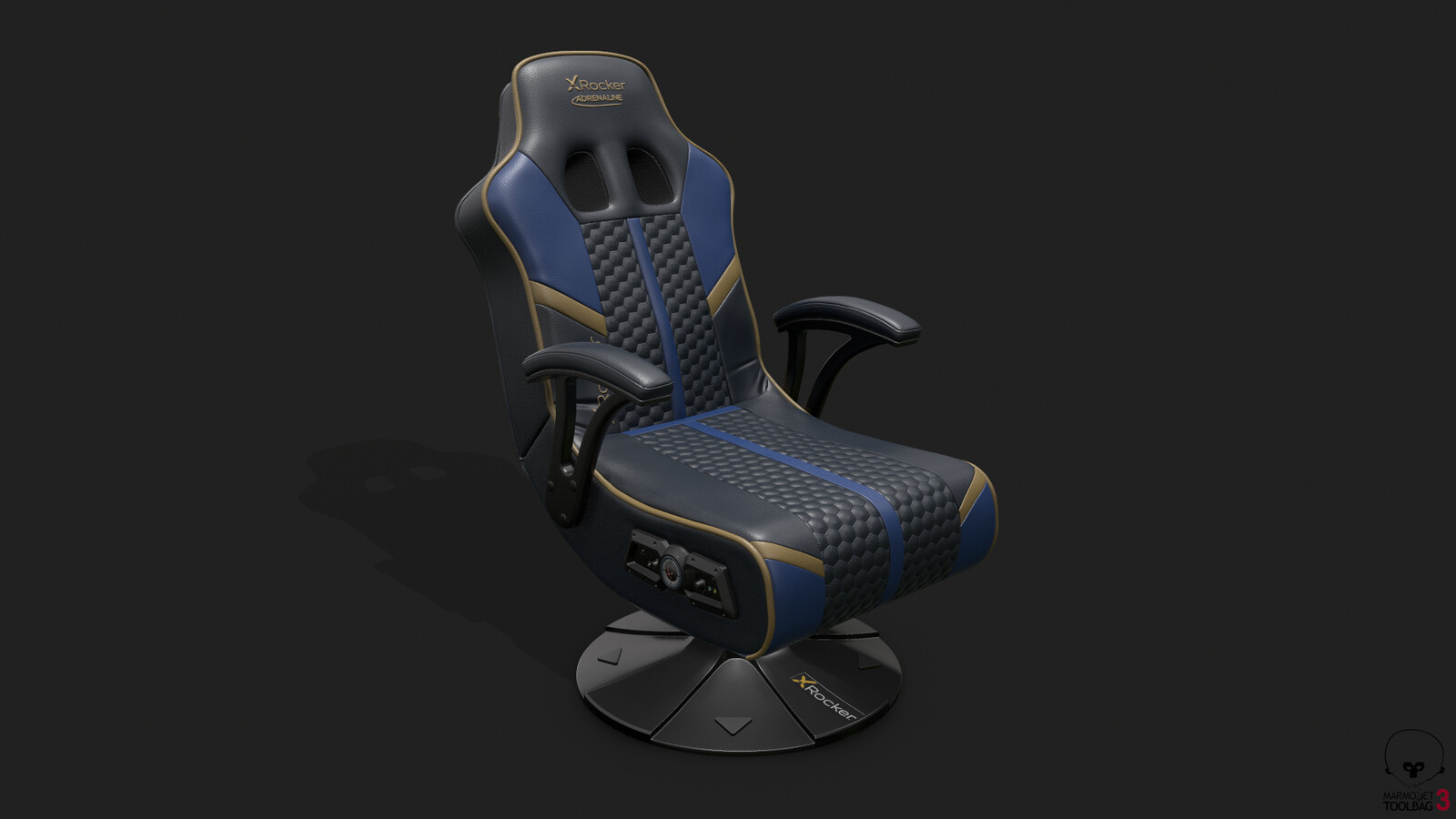 Khushal Kapoor X Rocker Adrenaline V3 2.1 Bluetooth Audio Gaming Chair