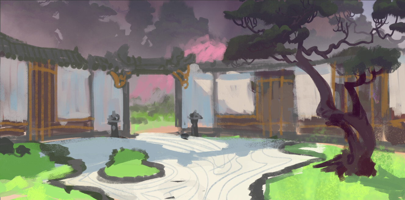 Zen garden sketch