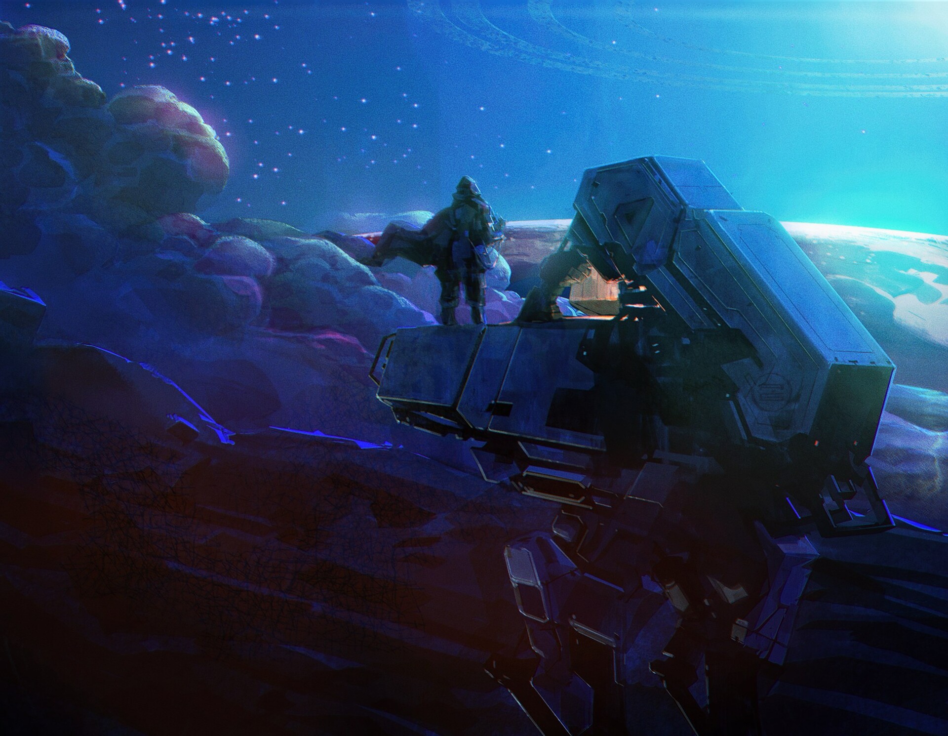 ArtStation - deep night .18.01.24.