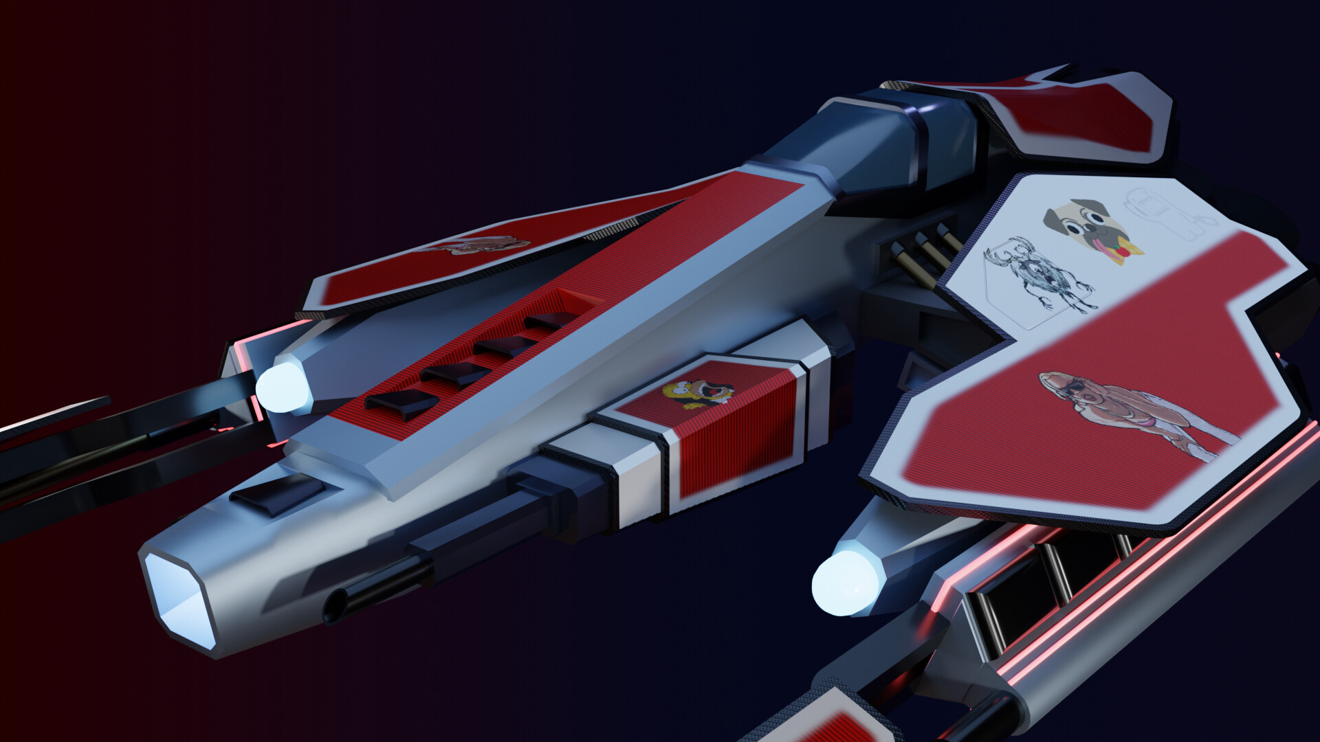 ArtStation Sci Fi Race Ship