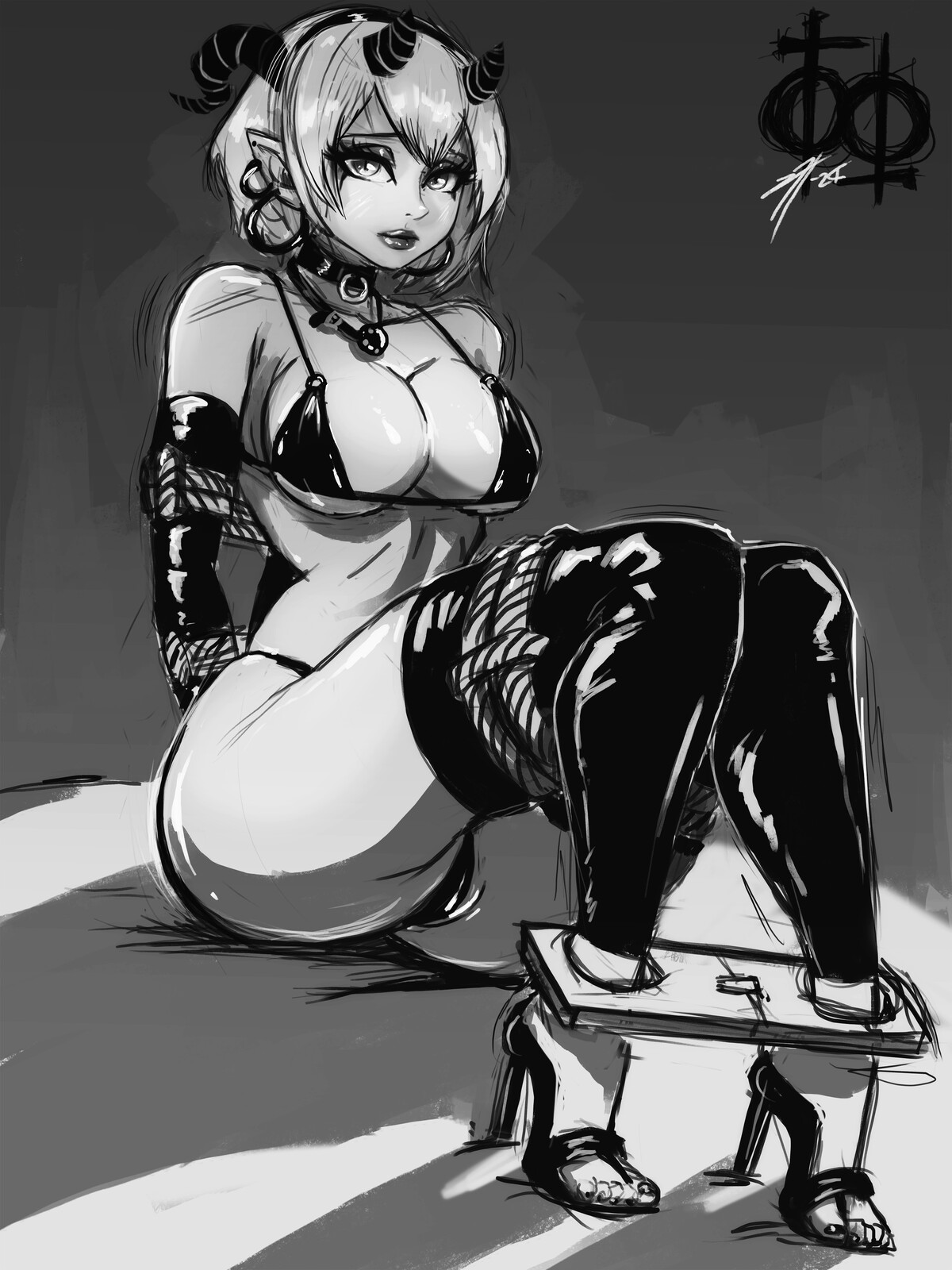 🖤💀Late Night Sketches - Kiara 💀🖤  