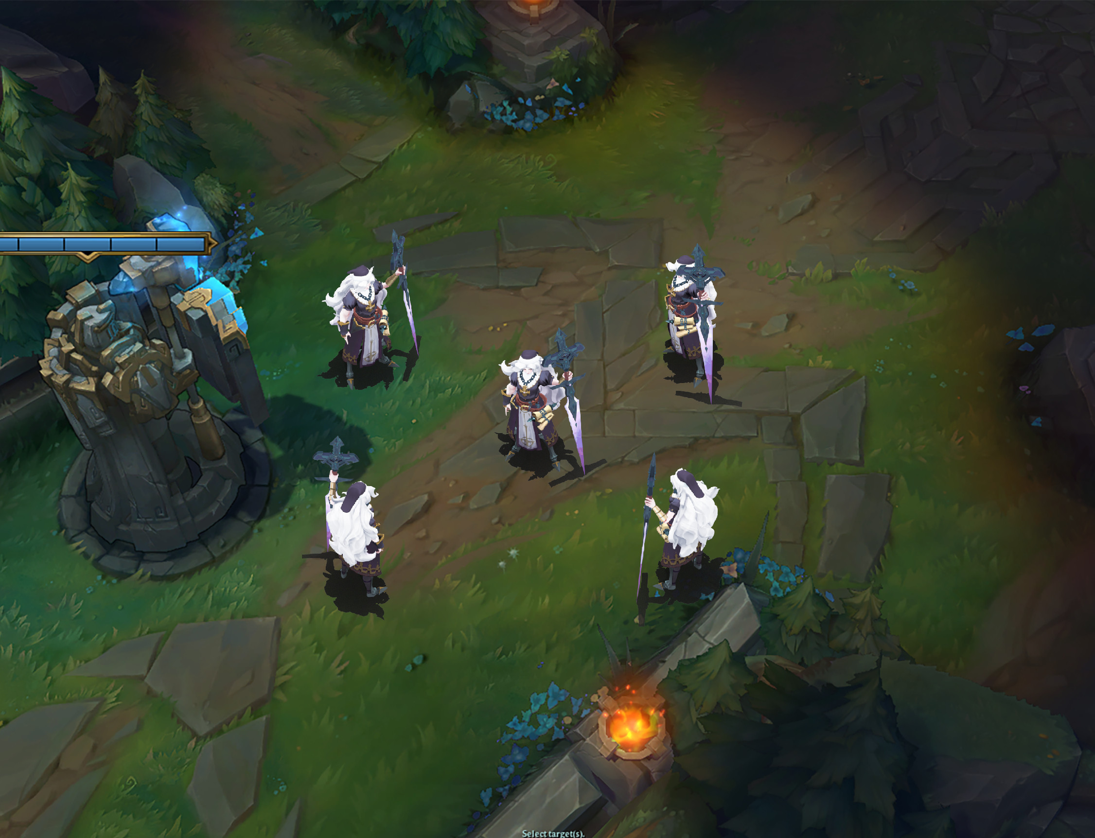 In game mockup