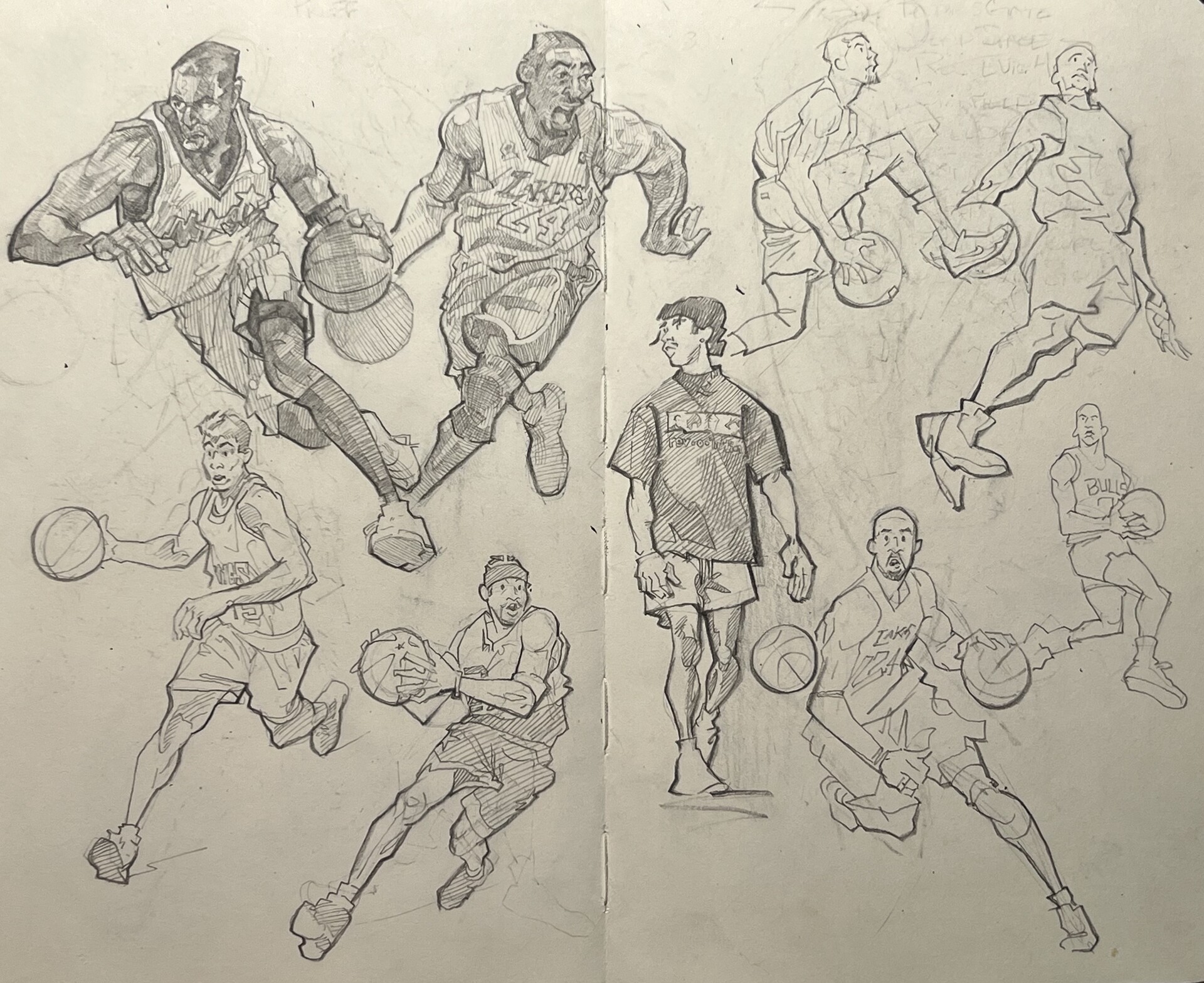 ArtStation Spreads from sketchbook