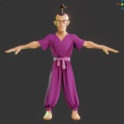 Create the character Murasaki in Dragon Ball