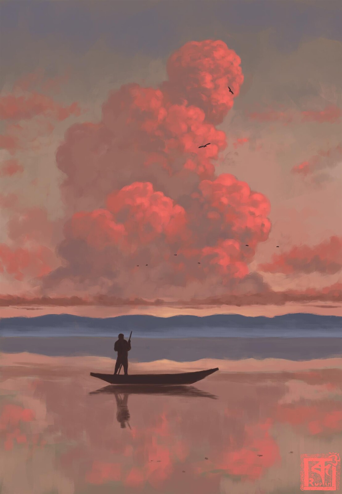 A painting from my dream : Strictly One Layer Painting