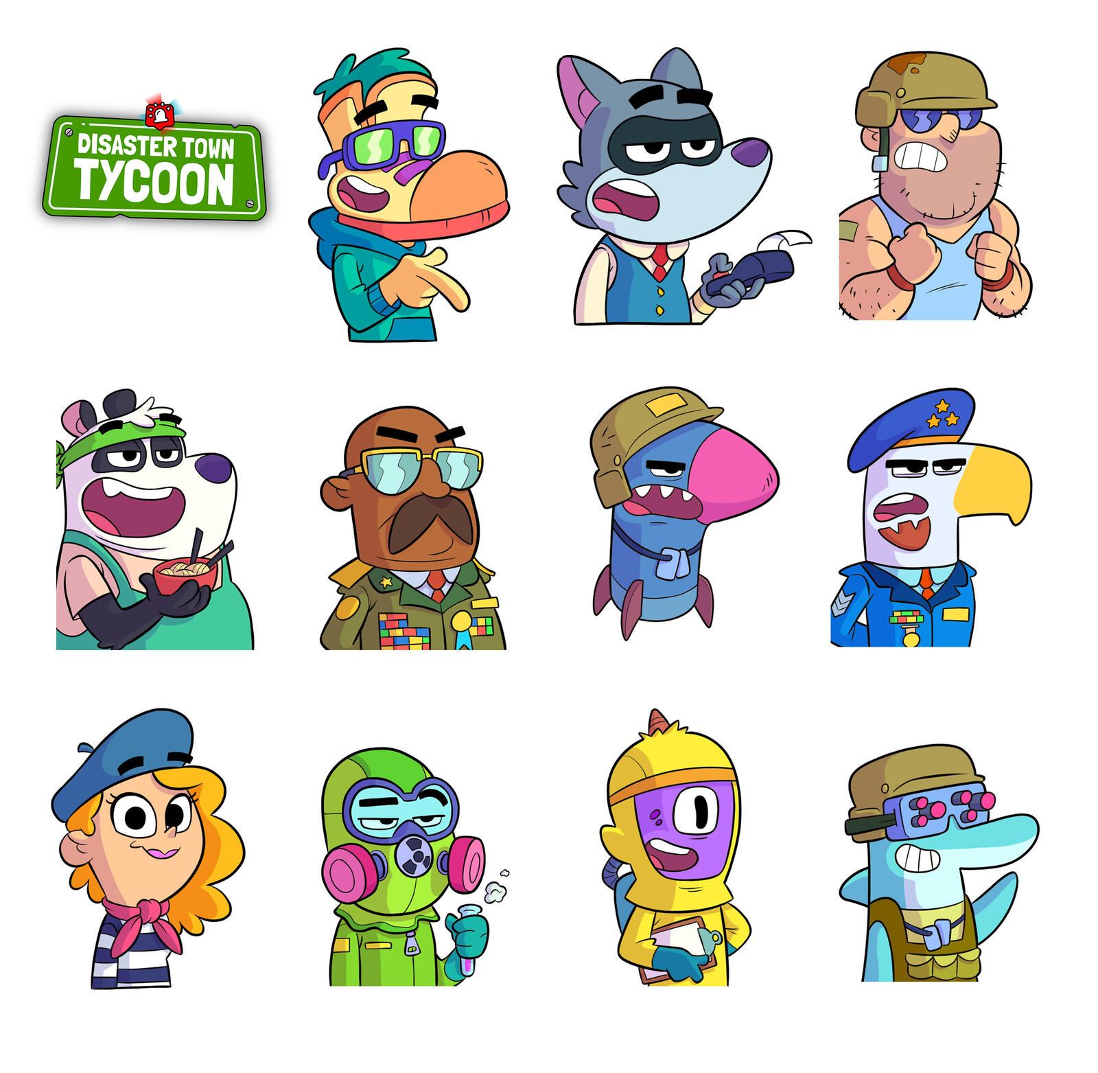 Characters and colours done by me