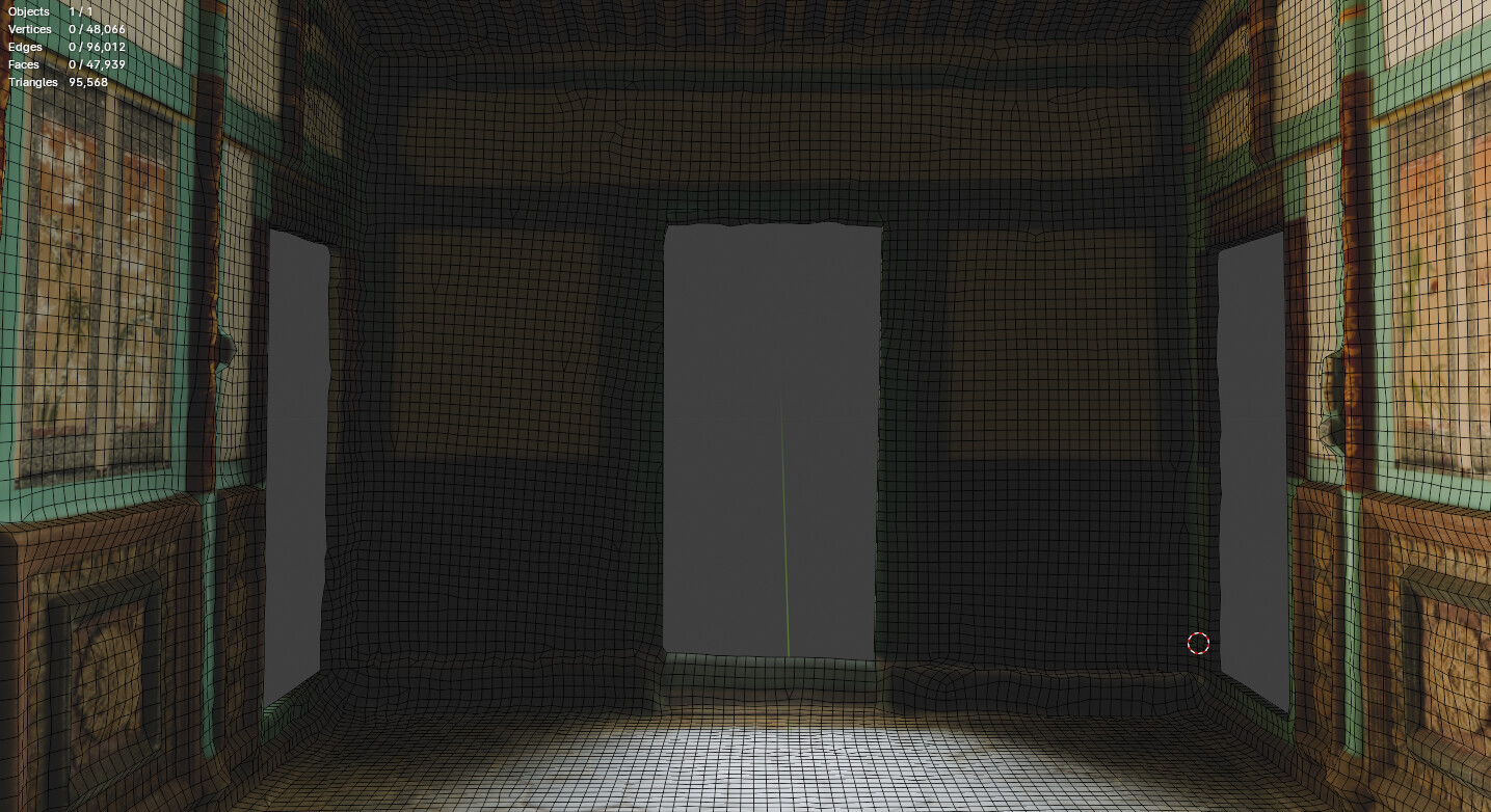 Ama Home Interior (cleaned) 1 4k texture back view; nice quad retoppo, remade textures