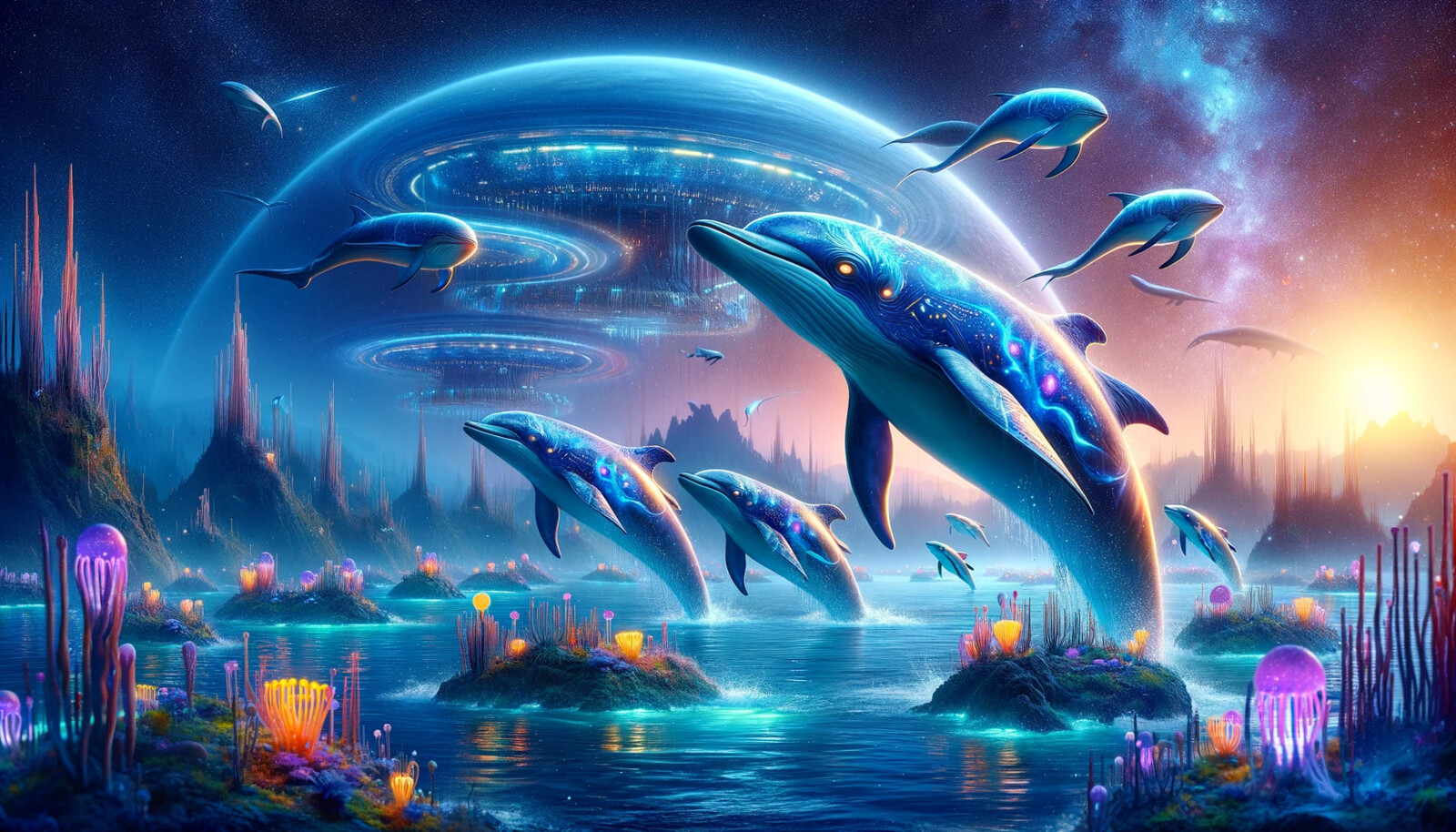 Stellar Whales and Dolphins 3