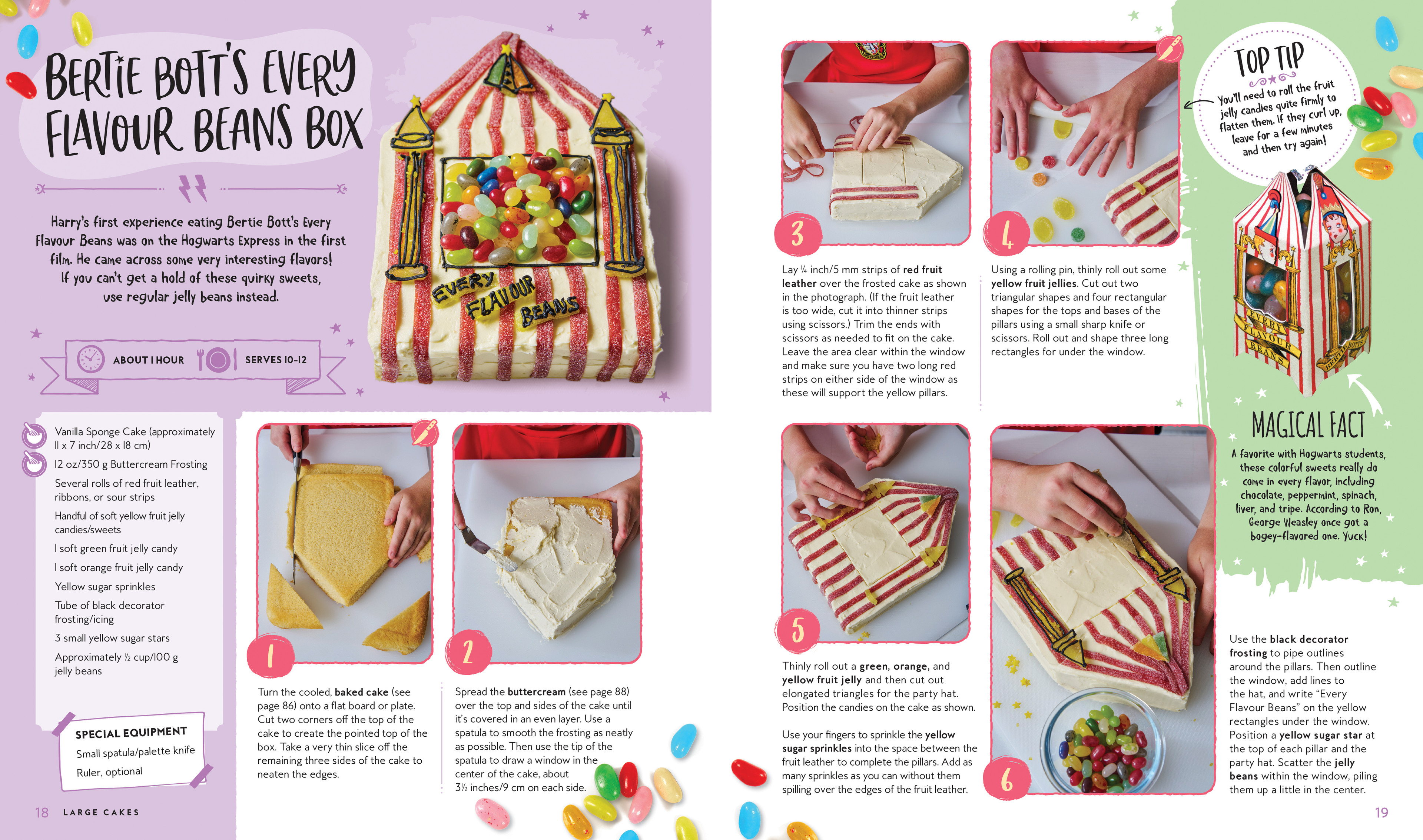 Official Harry Potter: Bake, Create, and Decorate Sample Spread 1