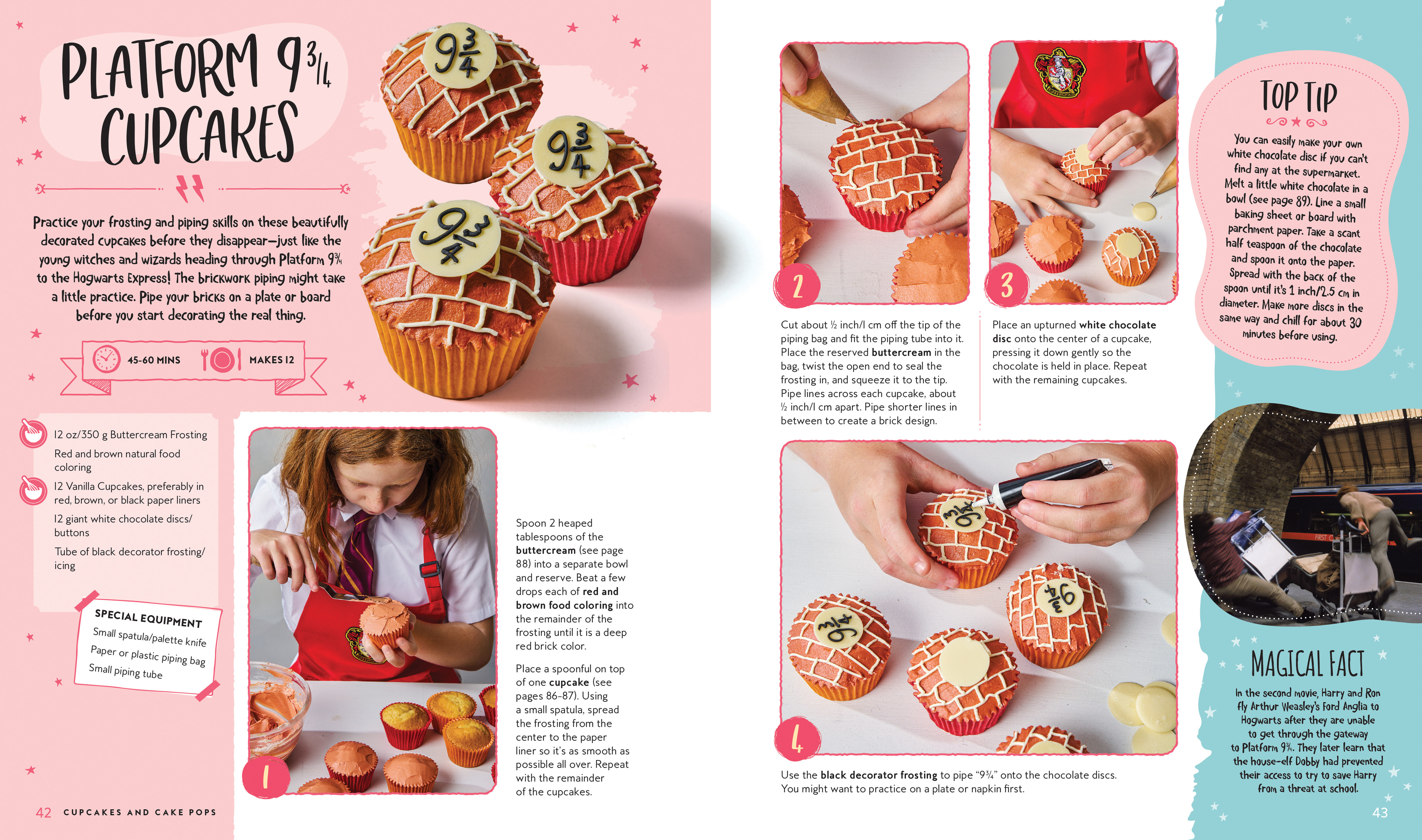 Official Harry Potter: Bake, Create, and Decorate Sample Spread 2