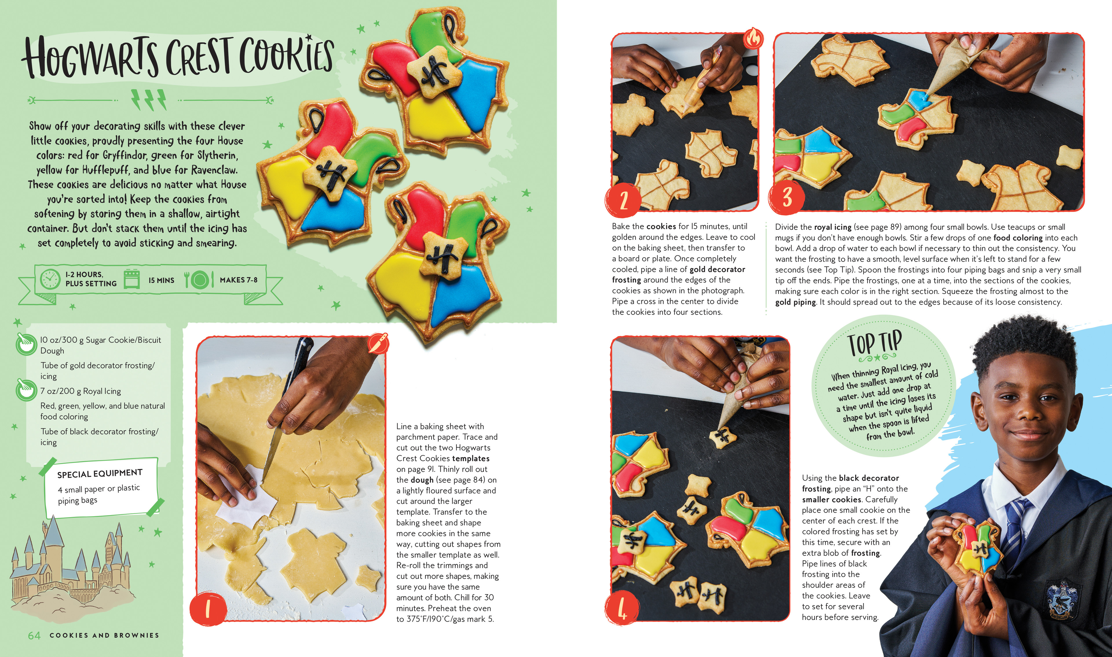 Official Harry Potter: Bake, Create, and Decorate Sample Spread 3