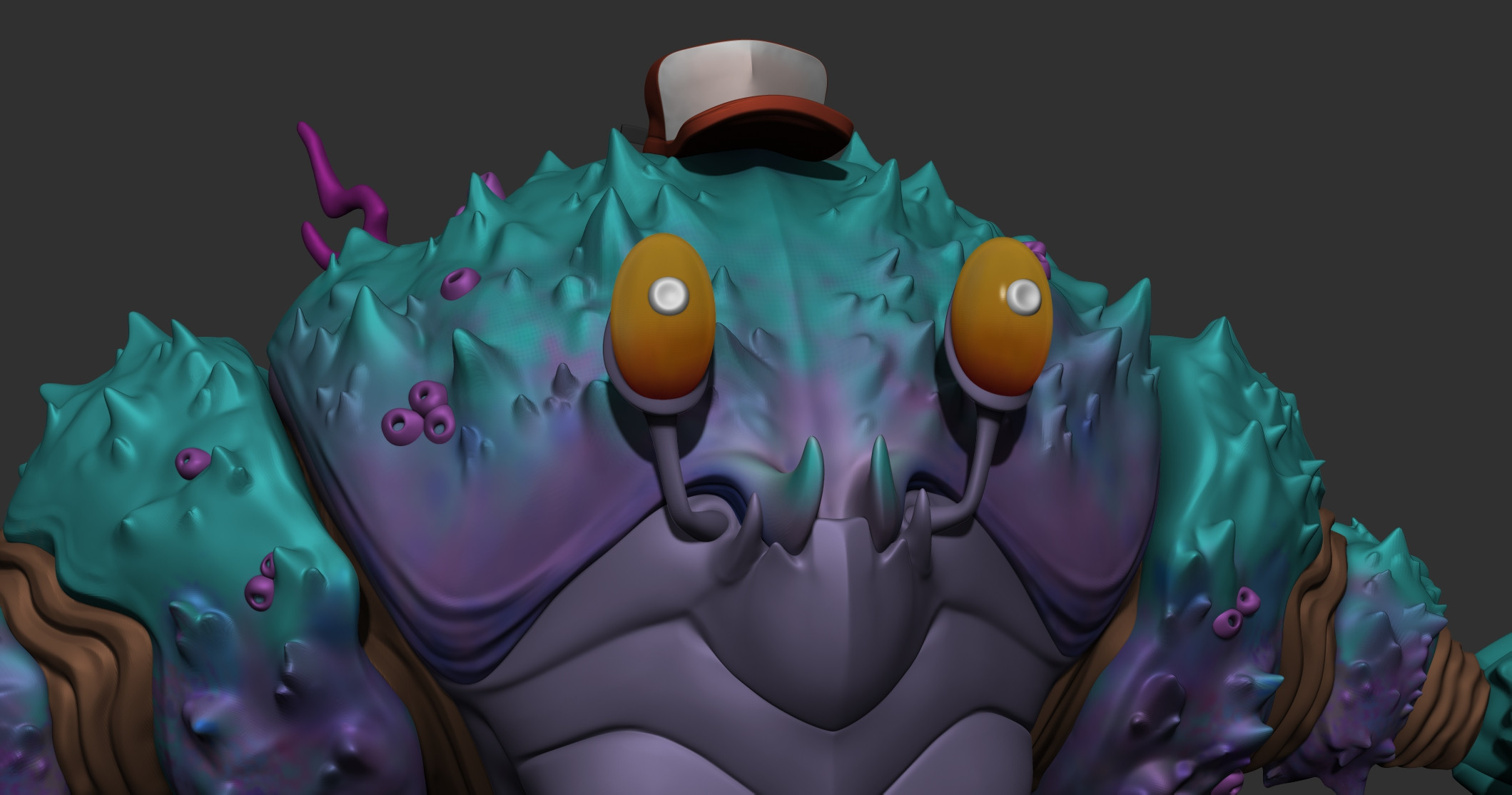 Early lookdev polypaint