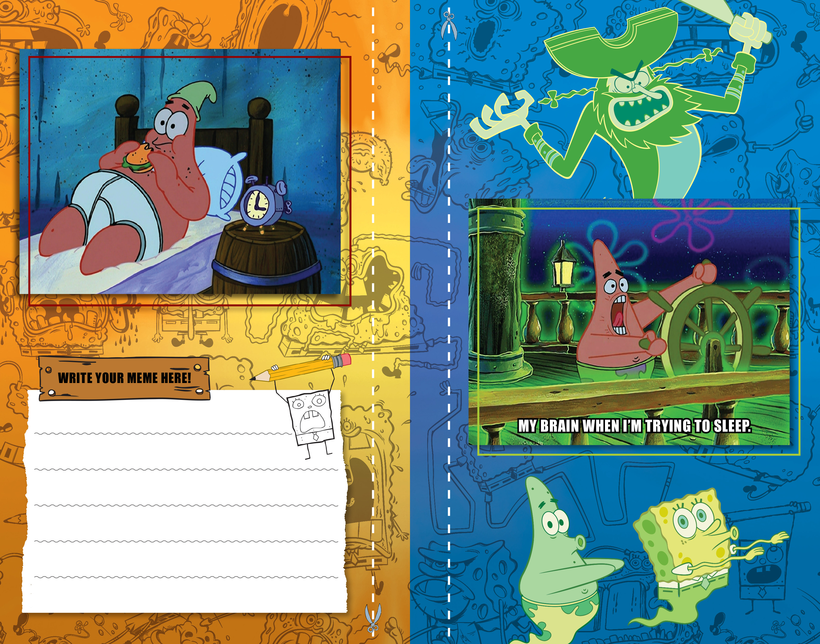 SpongeBob MemePants: Meme Book Sample Spread 3