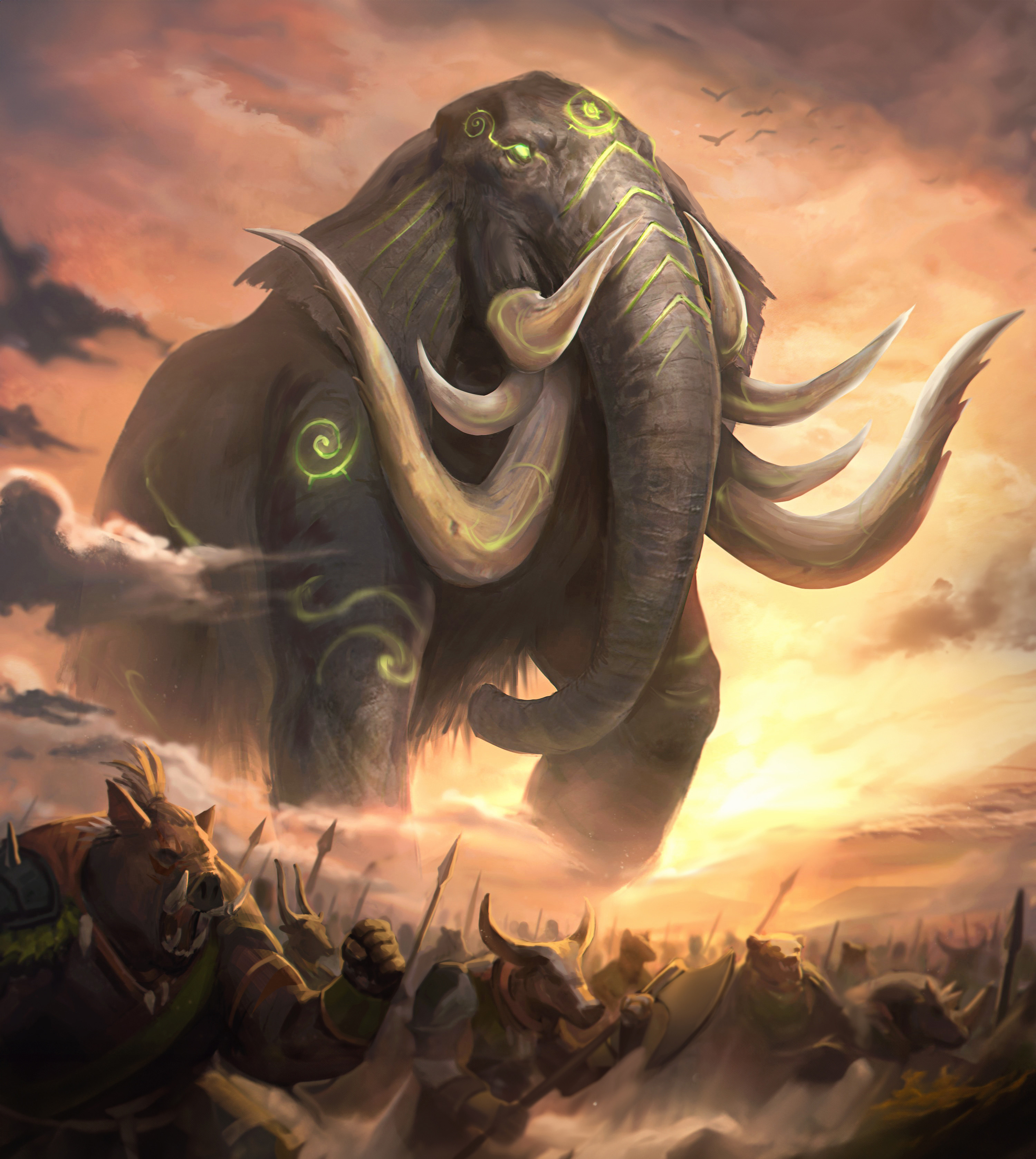 9 Ivory Elephant