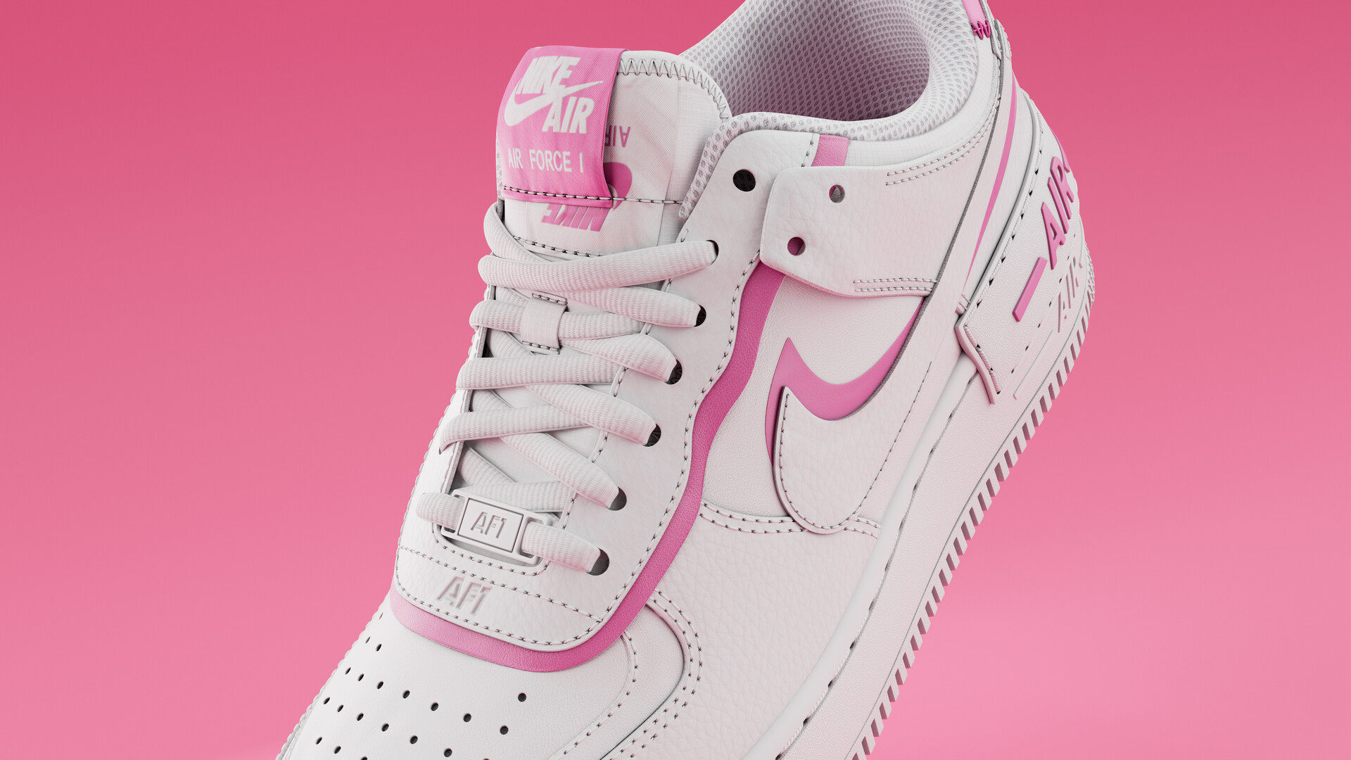 shadow white magic flamingo