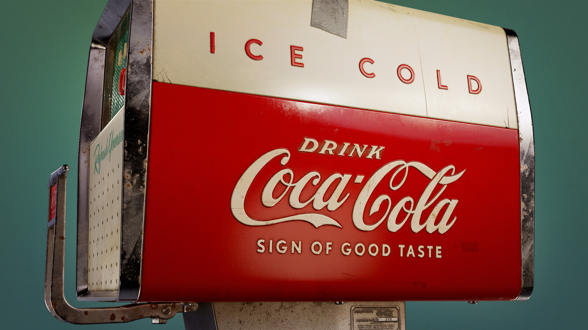 ArtStation - 1958 Coca-Cola dispenser