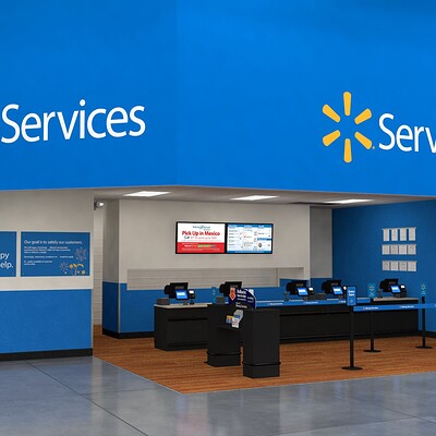 WALMART STORES - 3D VISUALIZATION