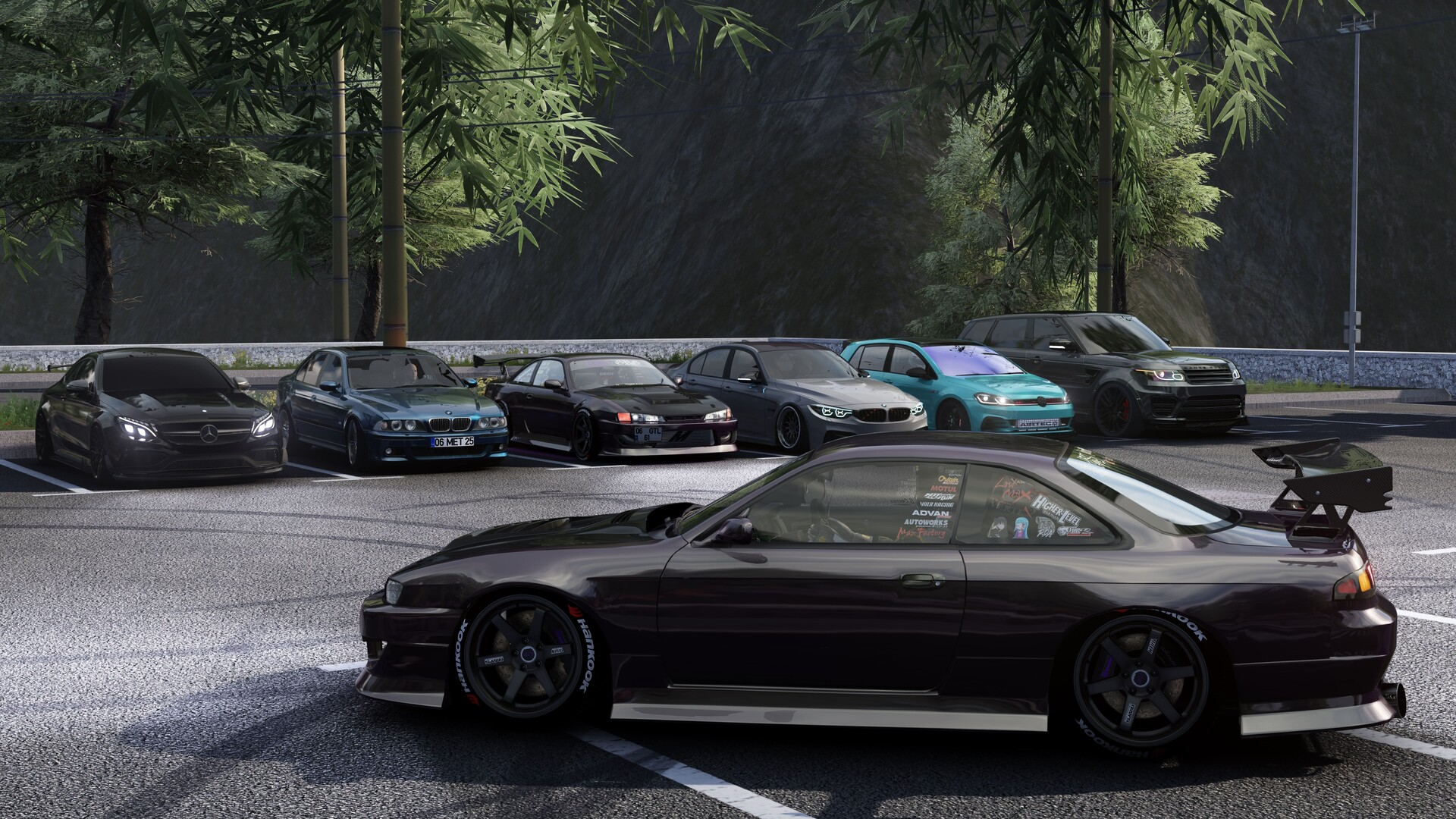 ArtStation Assetto Corsa Nihon Car Meet