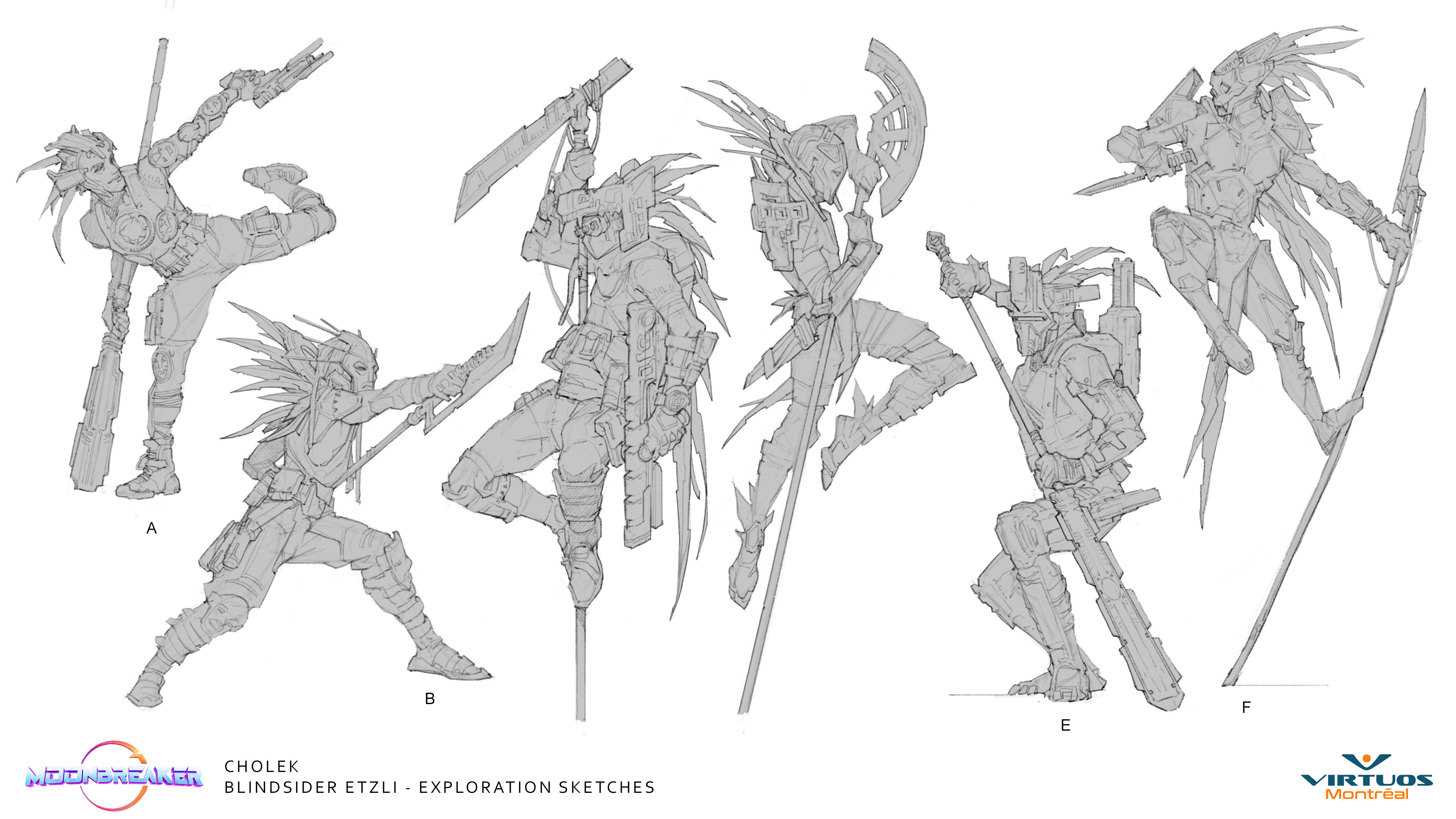Blindsider Eztli - Exploration Sketches