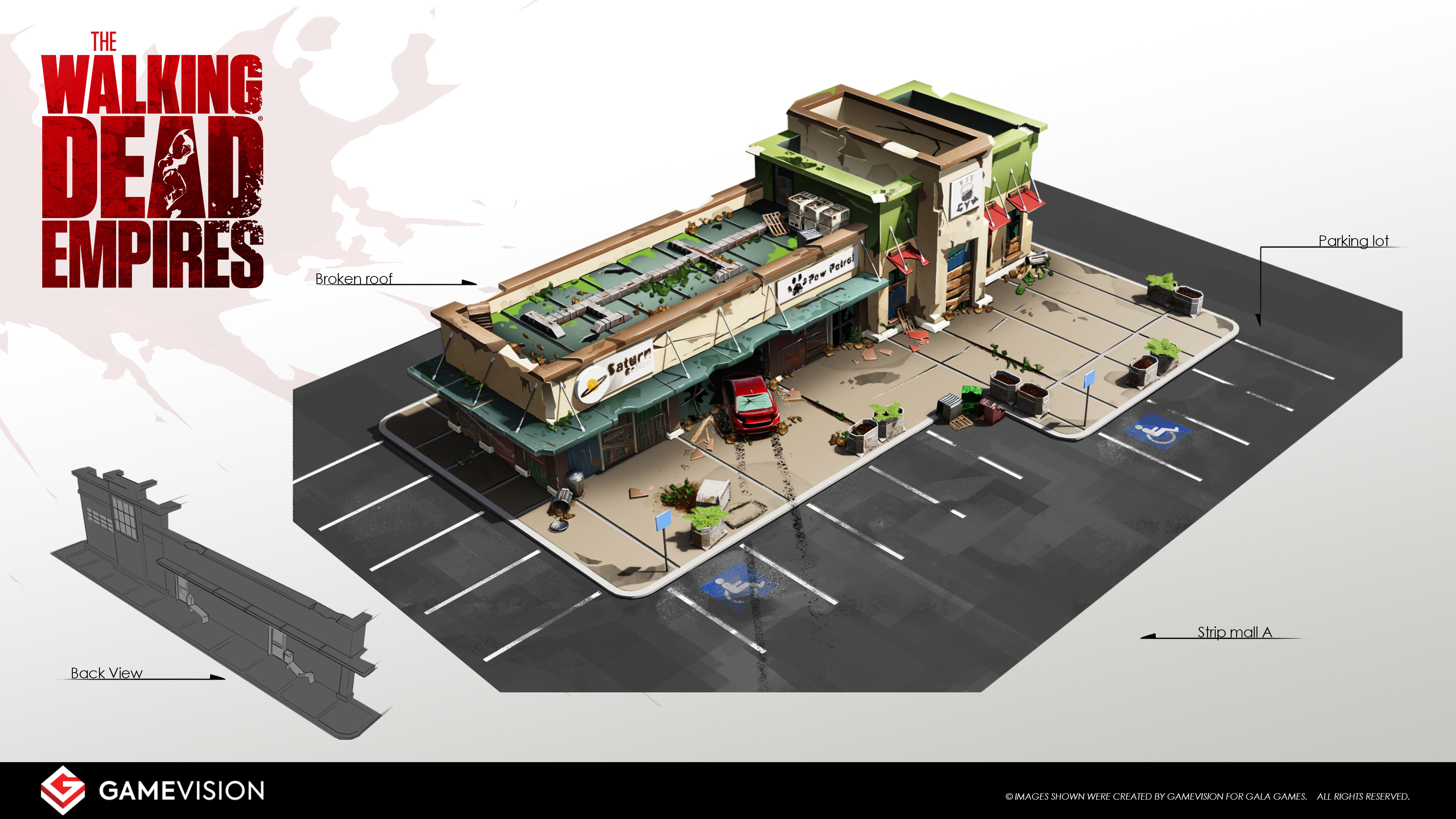 Strip mall A