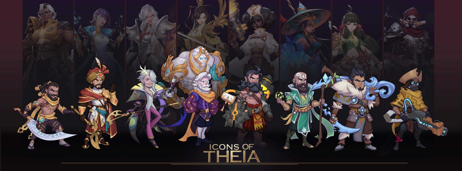 Male character( ingame) lineup