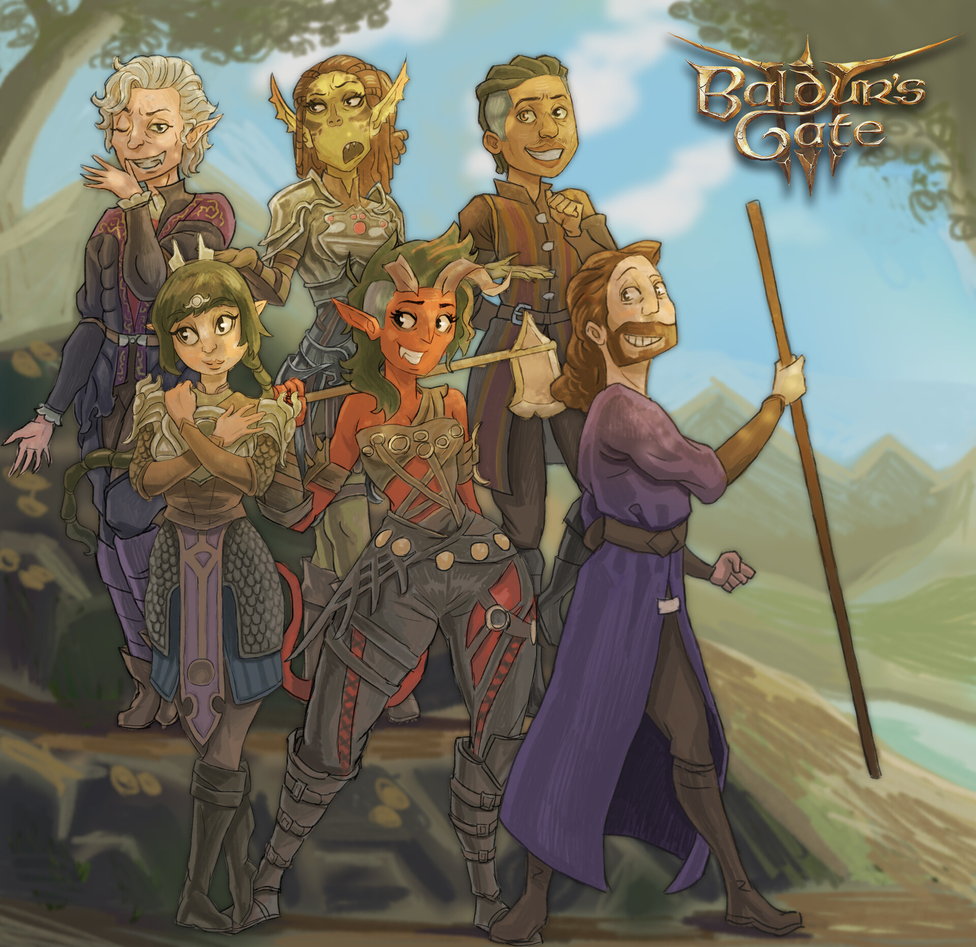 ArtStation - Baldur's Gate III Characters