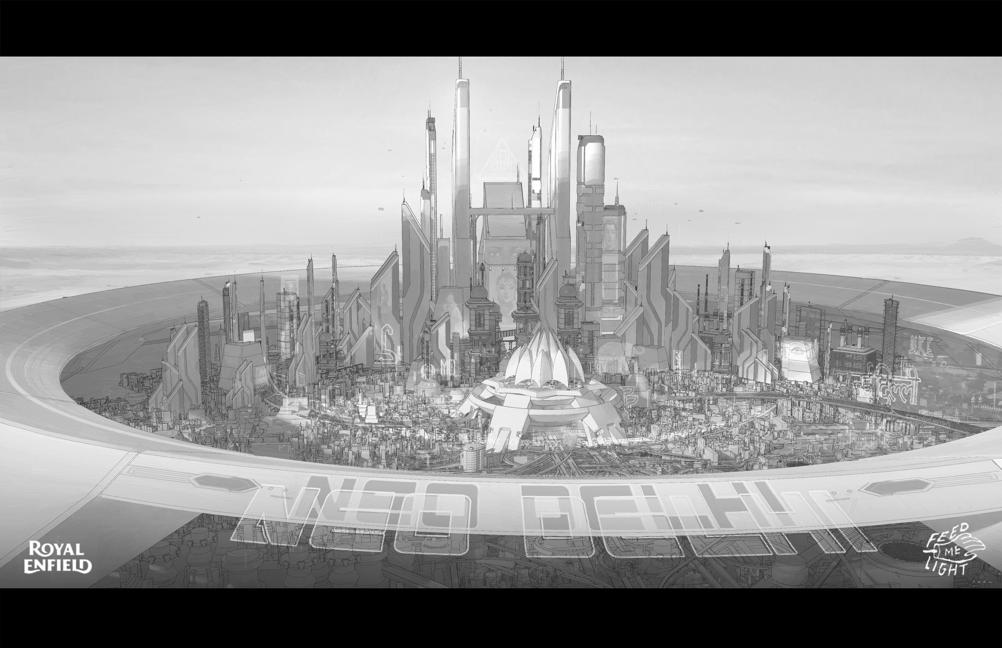 Eduardo Pena Shotgun 650 Royal Enfield Feed Me Light