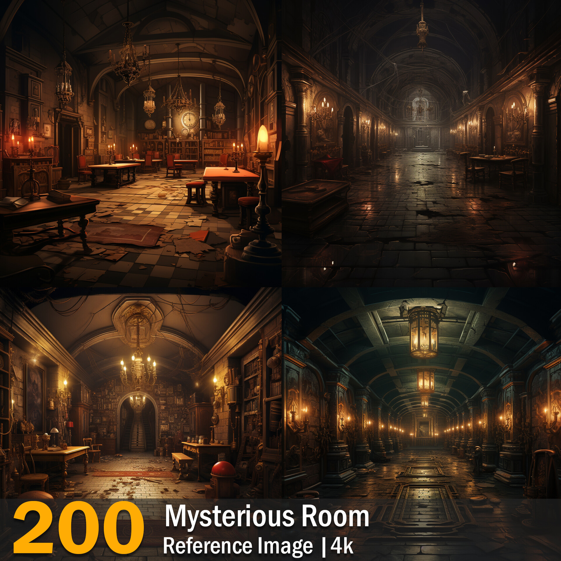 ArtStation - Mysterious Room | Reference Images | 4K