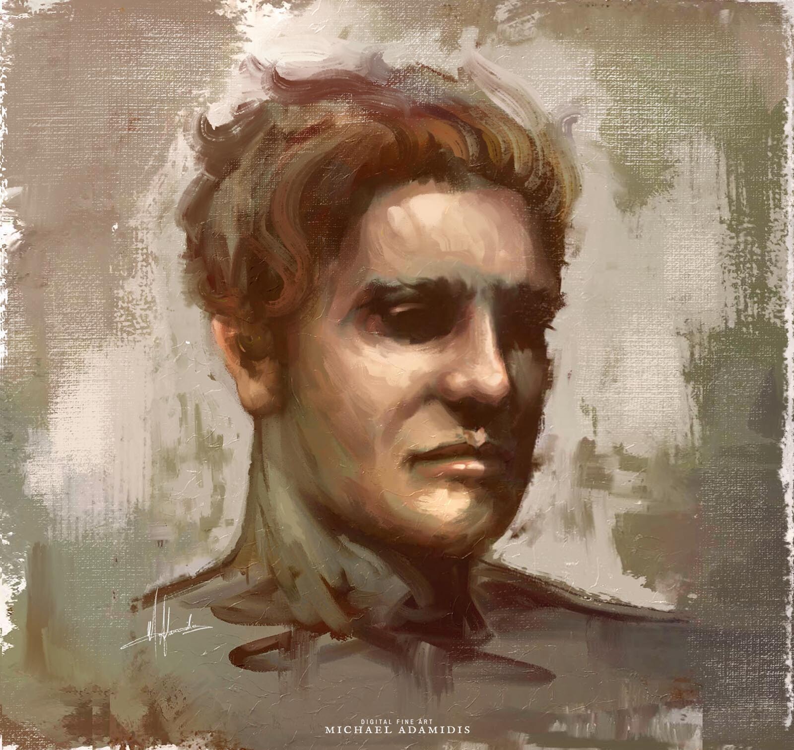 Digital Portrait Painting - loose, artistic style
