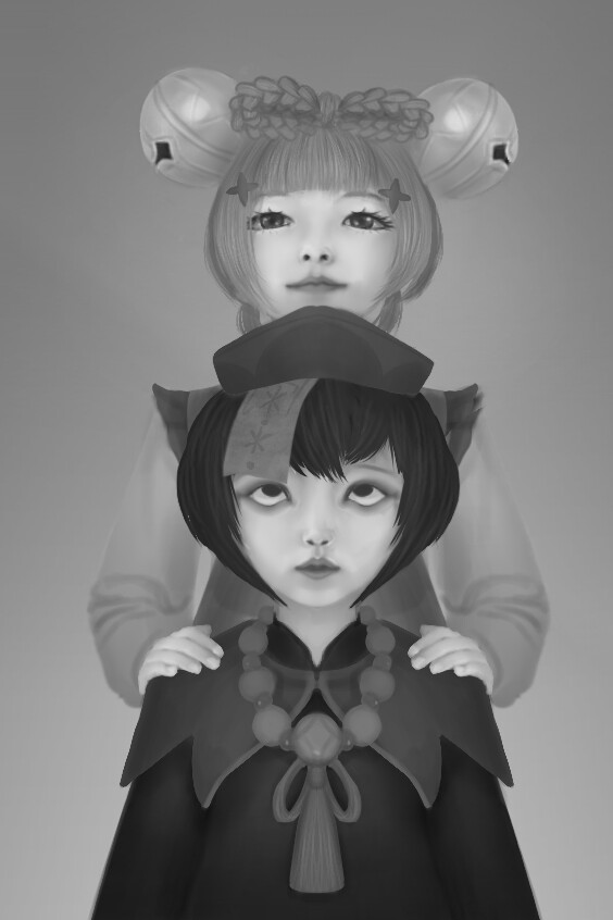 ArtStation - Ци Ци и Яо Яо/Qi Qi and Yao Yao