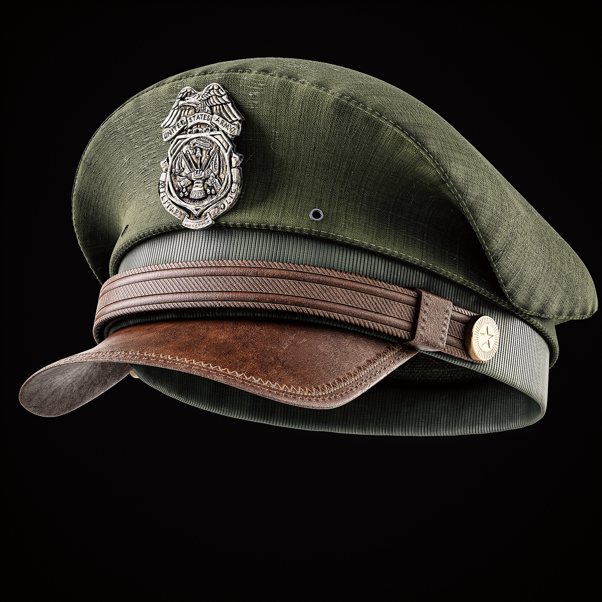 ArtStation Military Cap Prop Breakdown Mehdi Beheshti