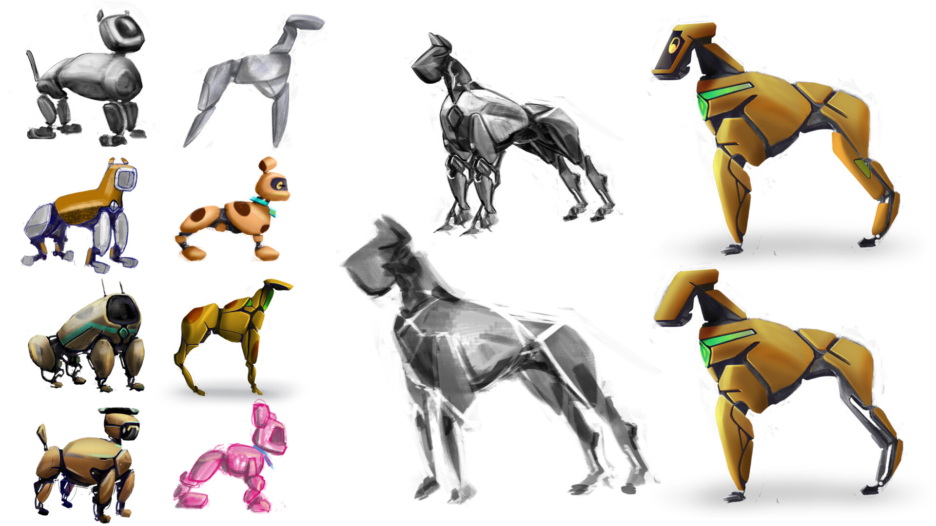 ArtStation Robo Dog Scooby Doo concept