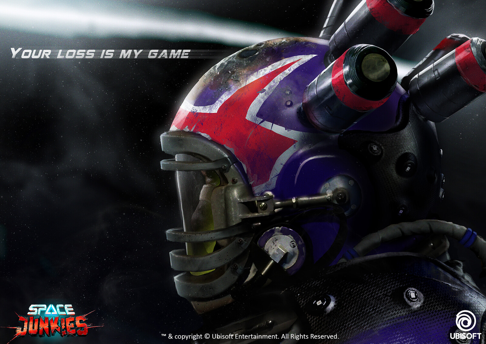Space Junkies - Helmet Poster 2