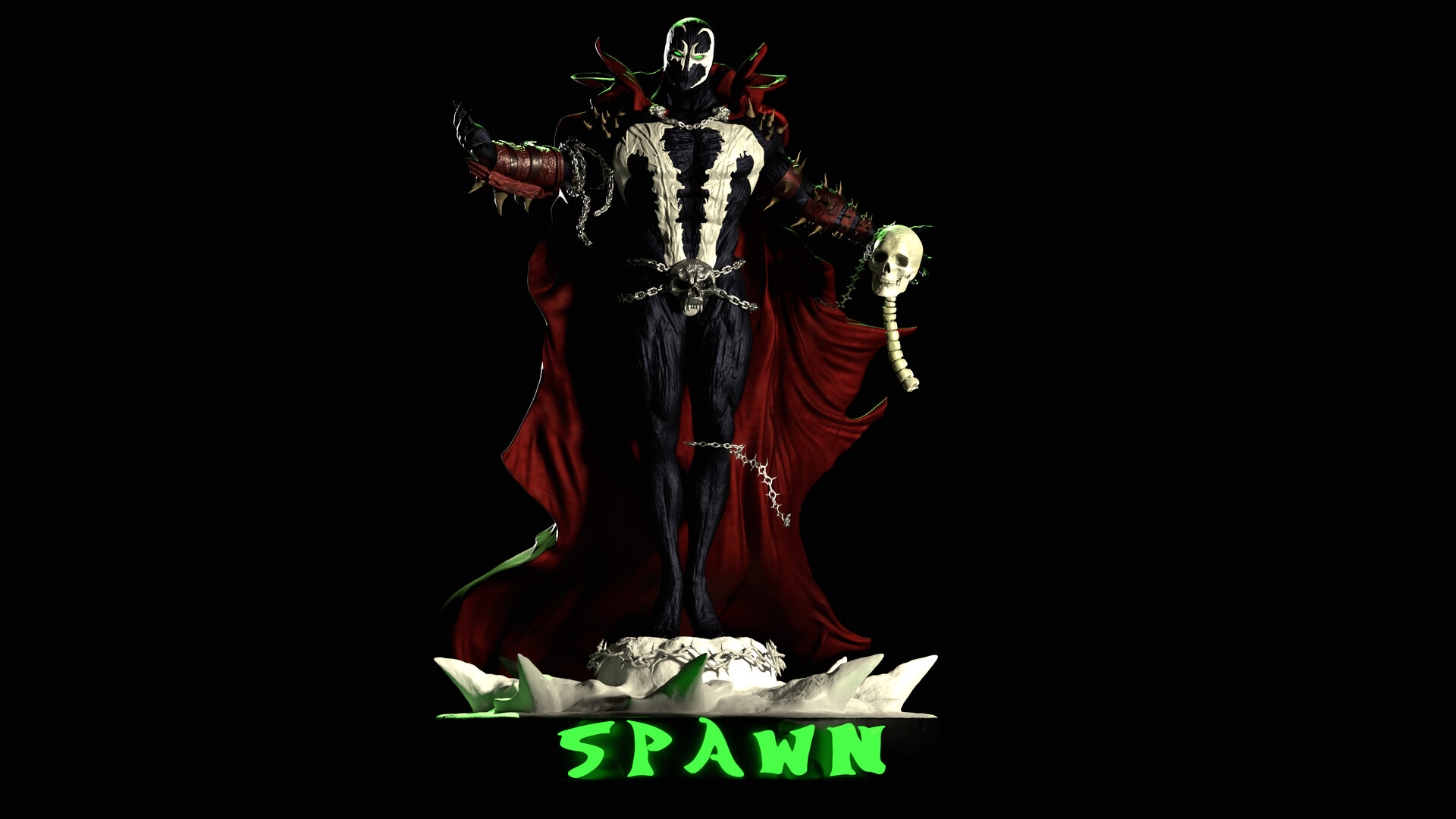 ArtStation - Spawn Statue