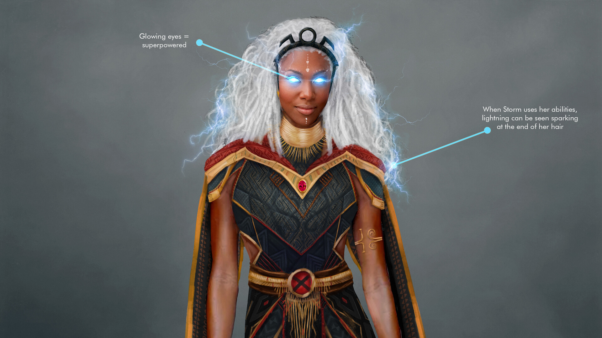 storm x men headpiece
