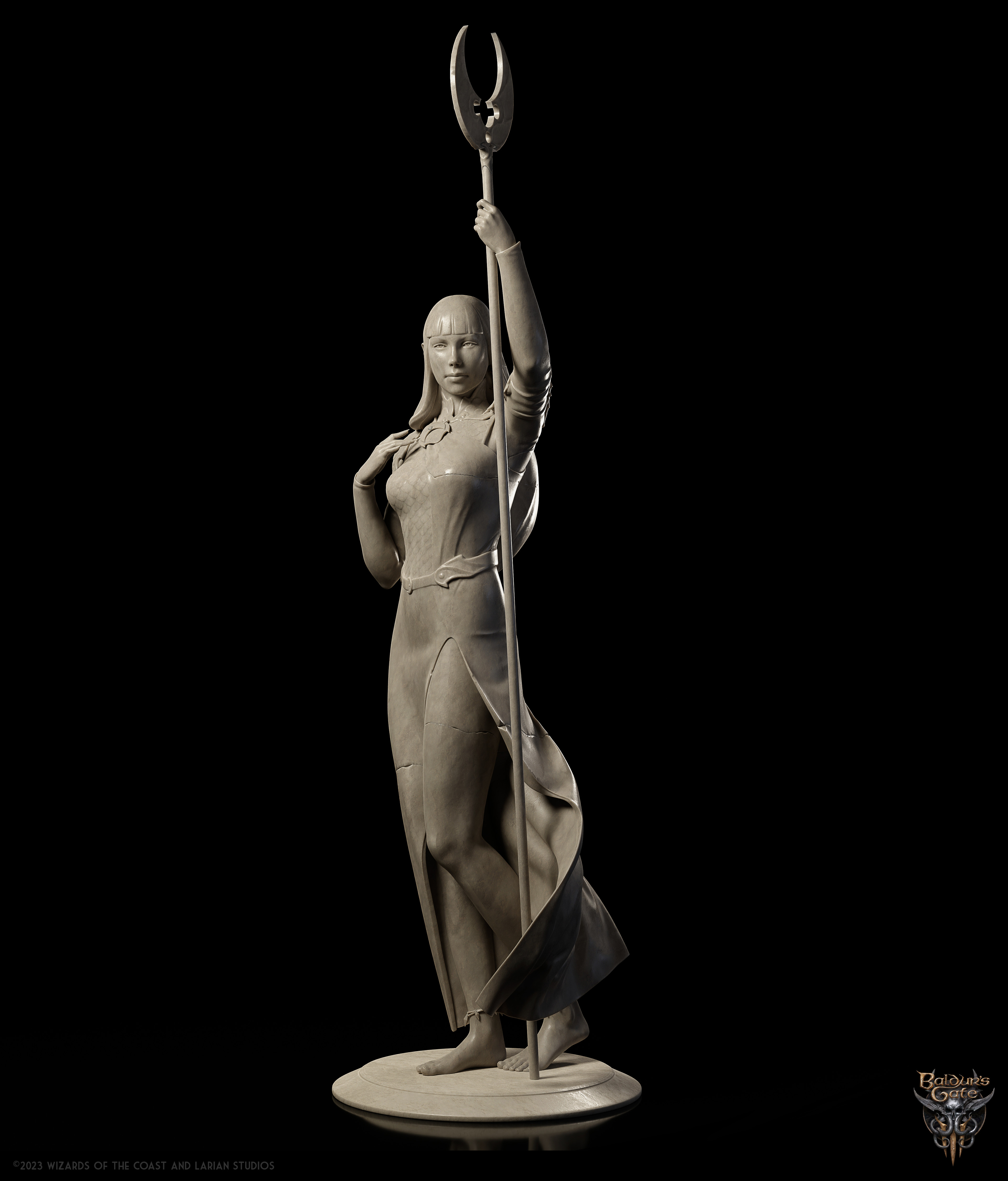 Maxime Ponslet - Selune Statue - Baldur's Gate 3