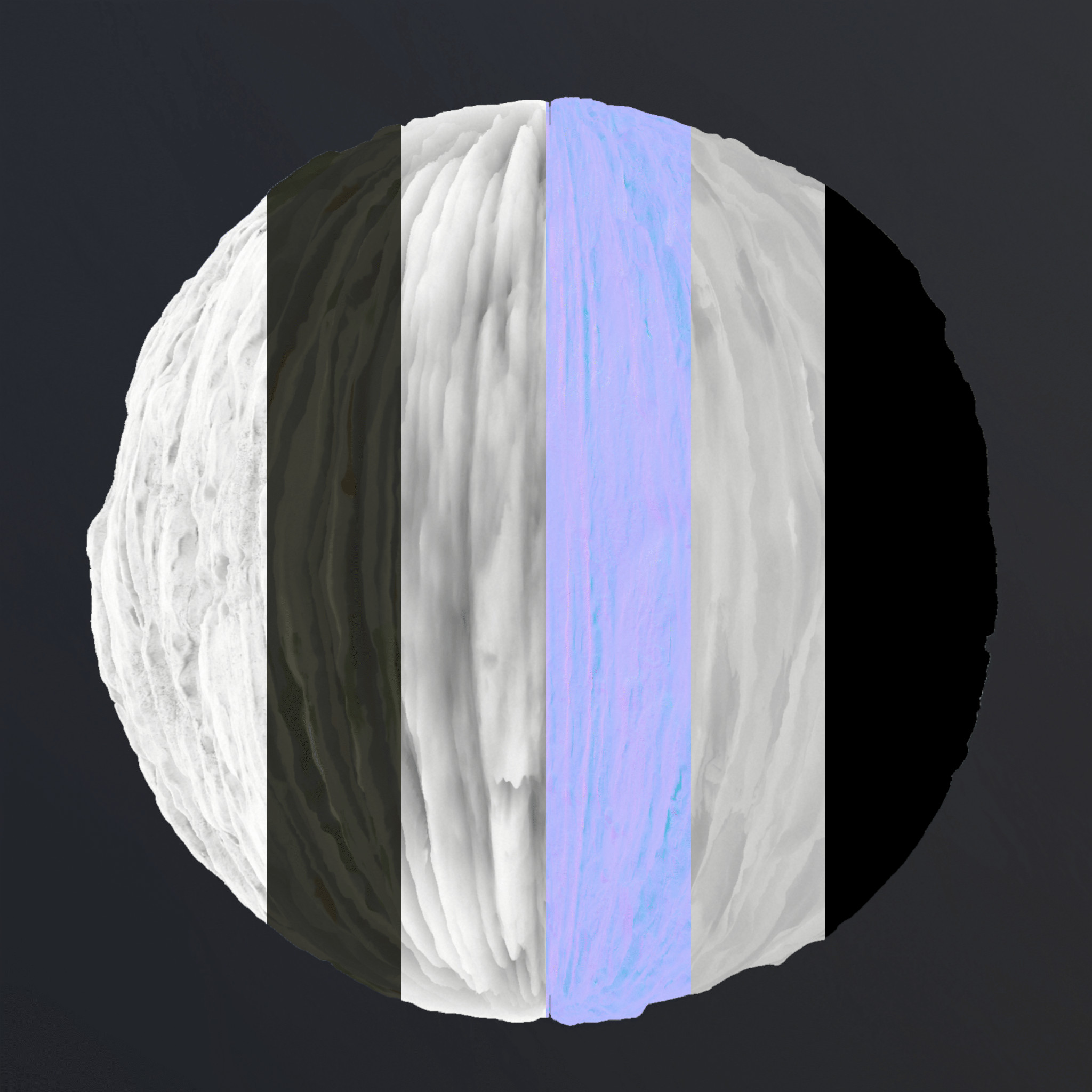 Vertical Rock Material Maps