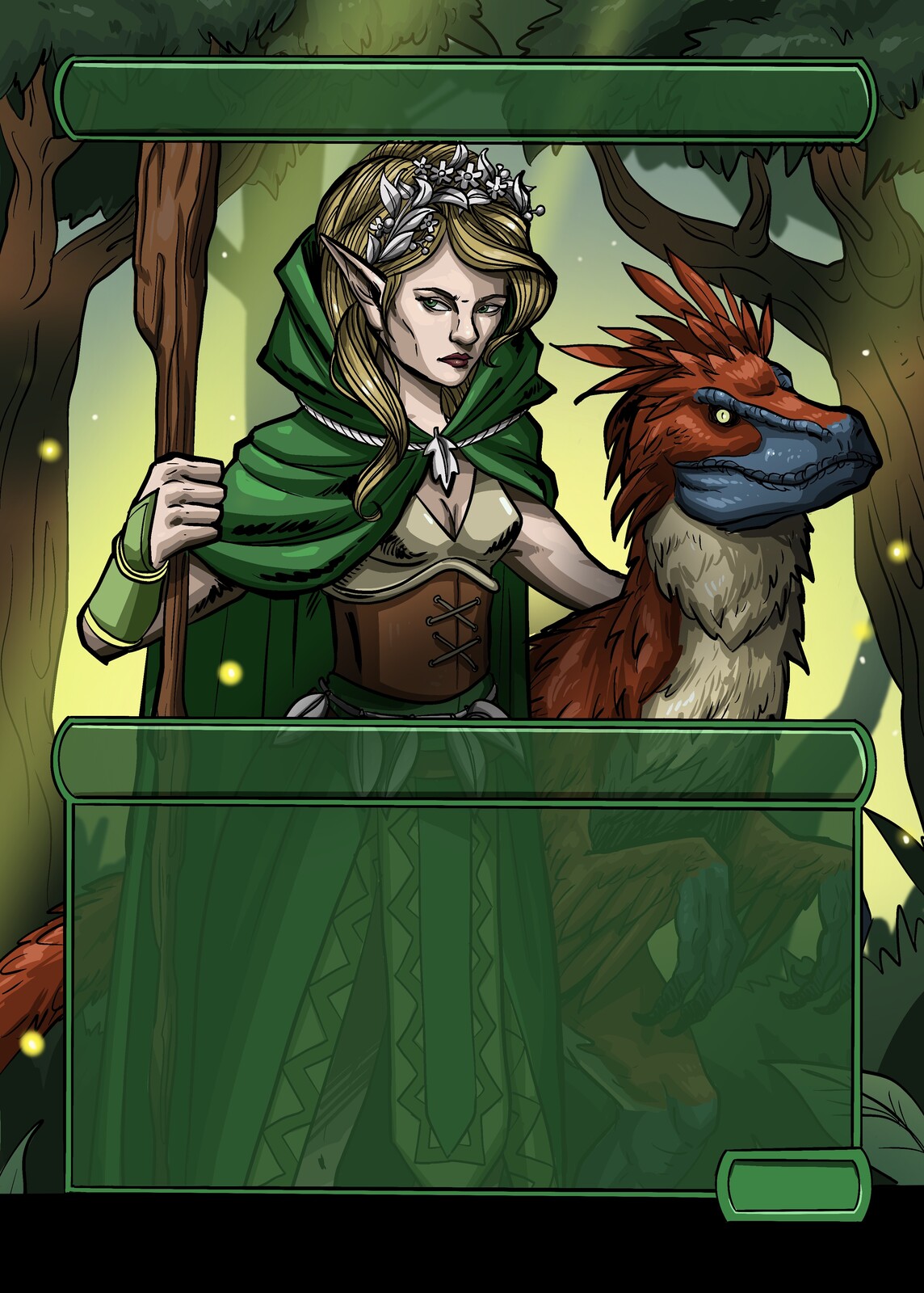 Elf with frame