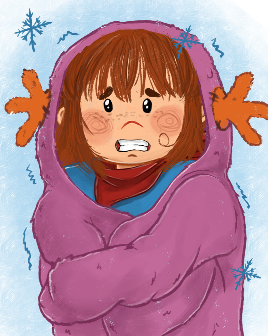 Winter-themed illustrations