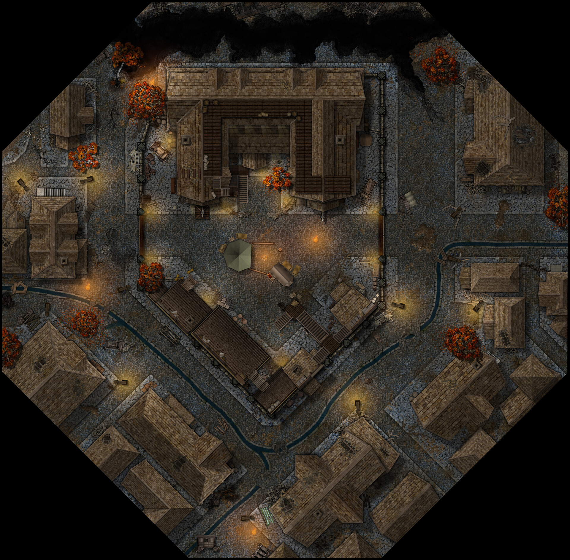 ArtStation - Defenders Heart - Battlemap