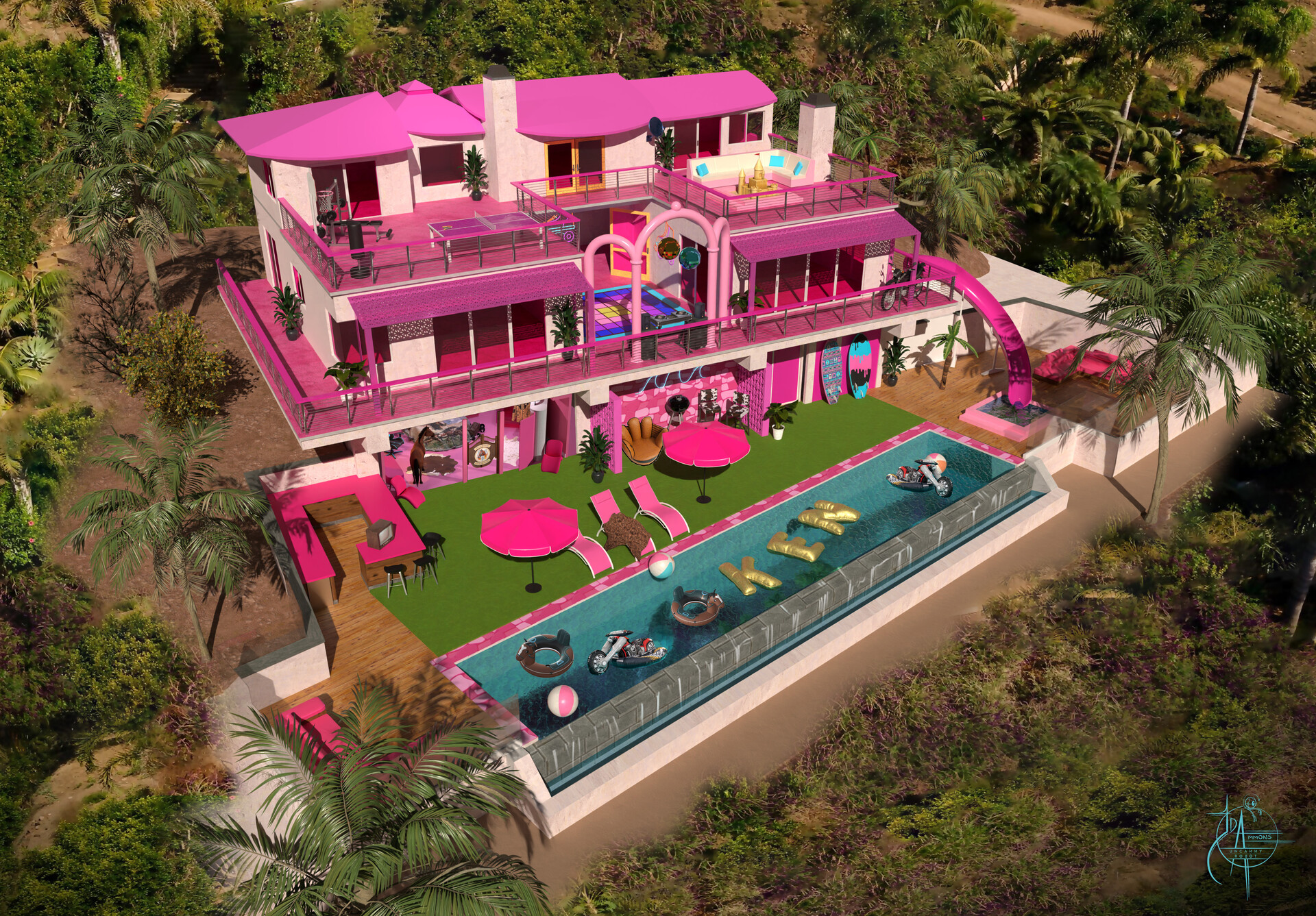 Barbie Mansion Real Life Barbie Life In Barbie Mansion Dream House