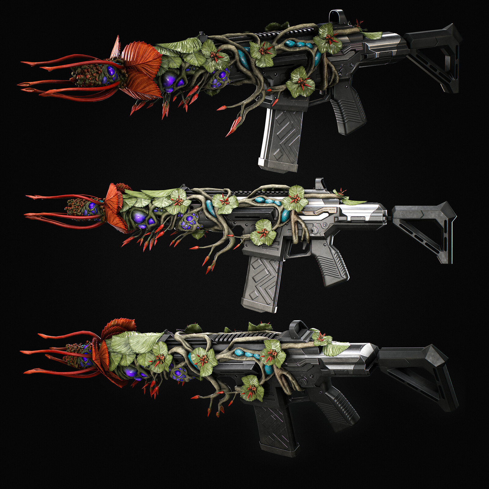 Sci_FI Rifle with mutation