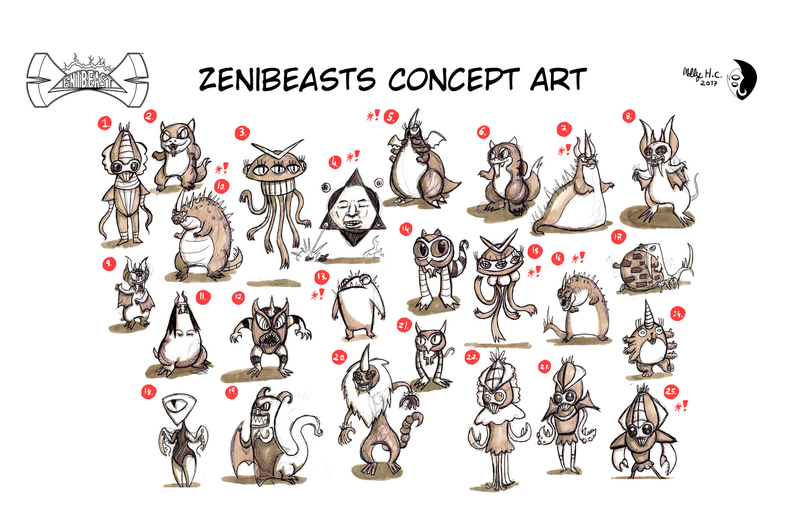 Zenibeasts Concept Art